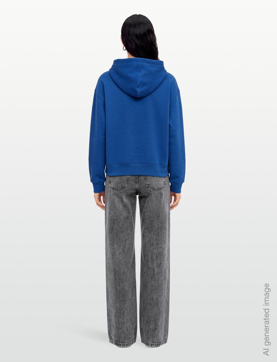 Mads Nørgaard - Standard Bobo Hood Sweatshirt - kapuutsiga pusad - lapis blue - 4