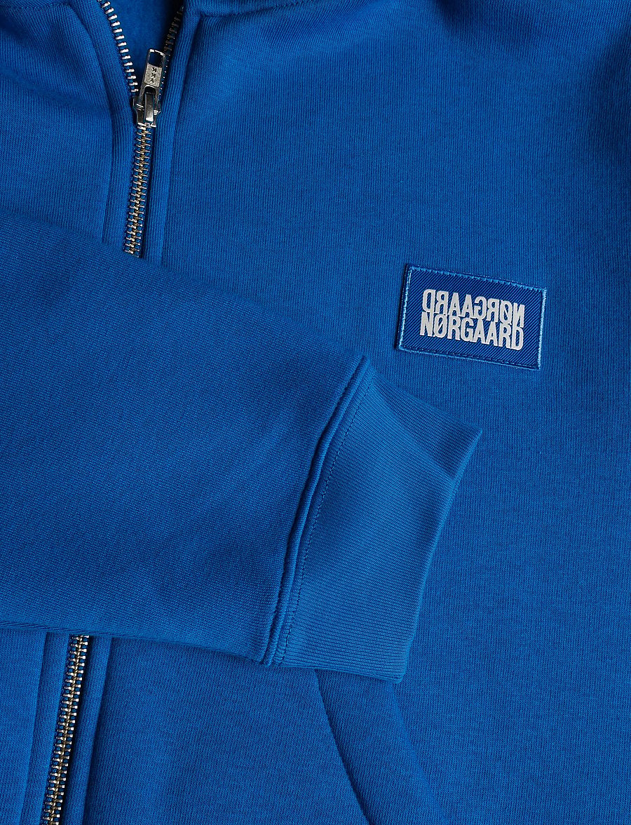 Mads Nørgaard - Standard Bobo Hood Sweatshirt - kapuutsiga pusad - lapis blue - 3