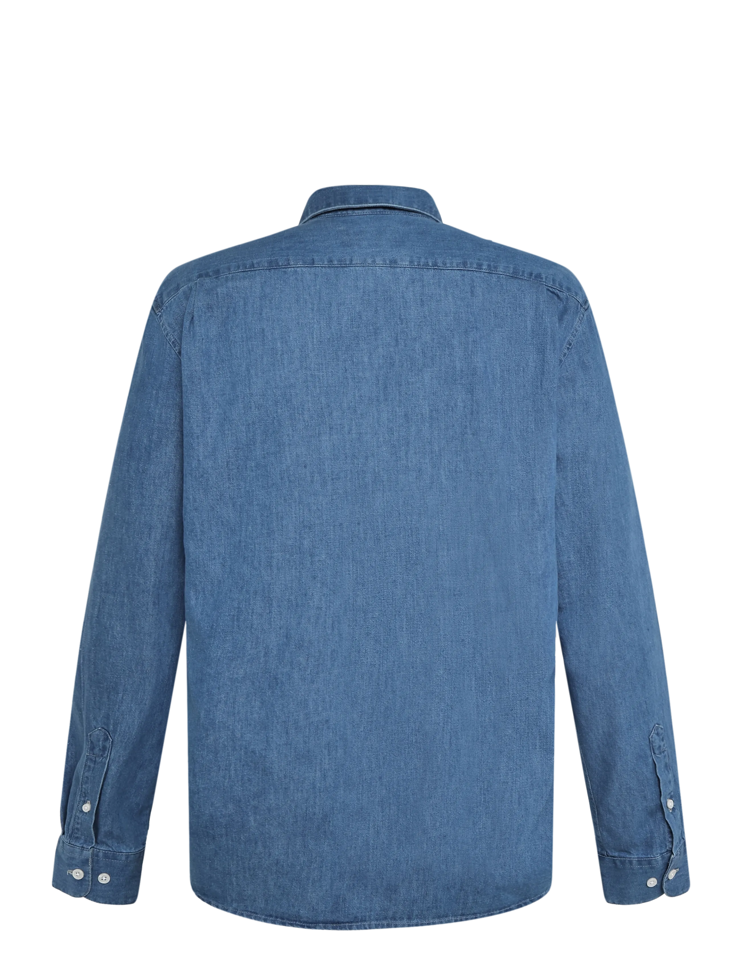 Mads Nørgaard - Sky Denim Sune Shirt - denim shirts - mid blue wash - 2