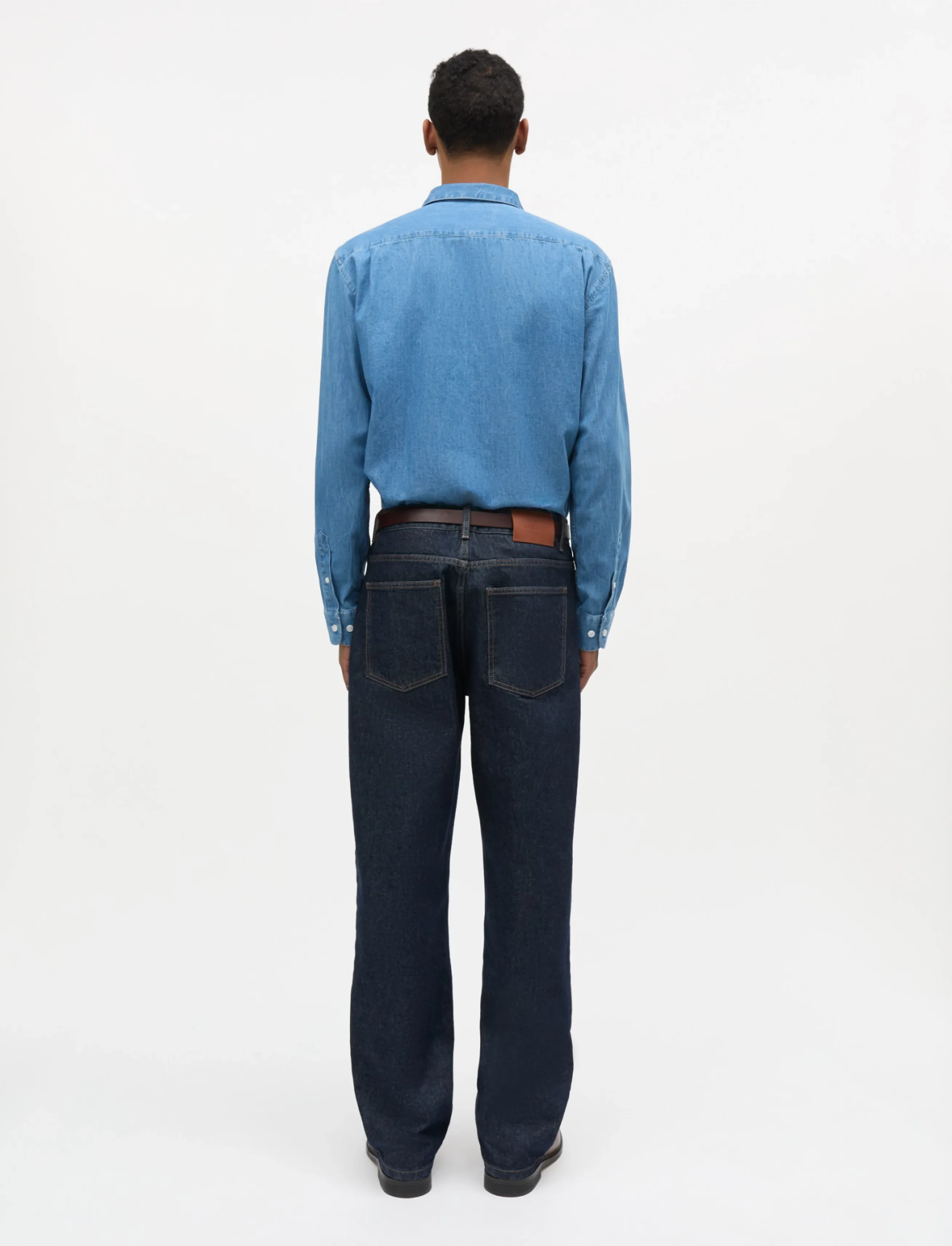 Mads Nørgaard - Sky Denim Sune Shirt - mid blue wash - 2
