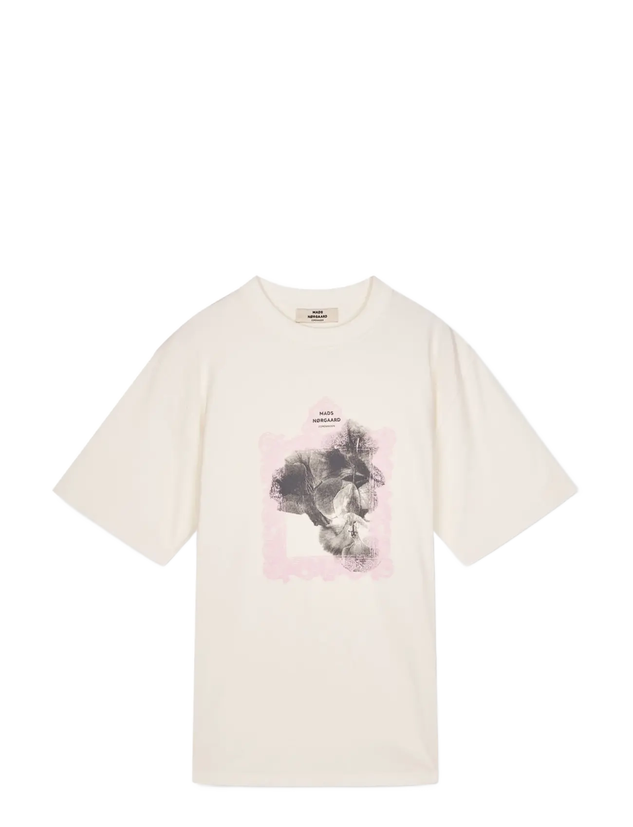 Mads Nørgaard Cotton Jersey Dassel Tee - Tøj - SNOW WHITE / white