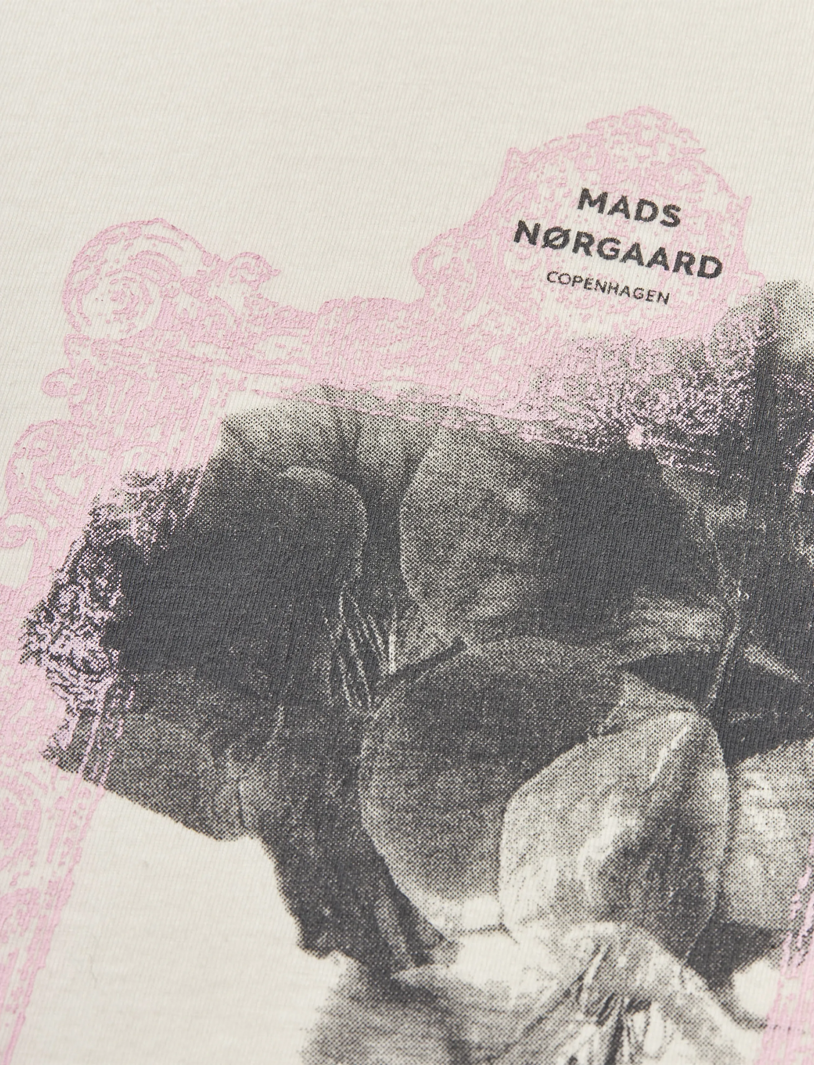 Mads Nørgaard - Cotton Jersey Dassel Tee - t-särgid - snow white - 3