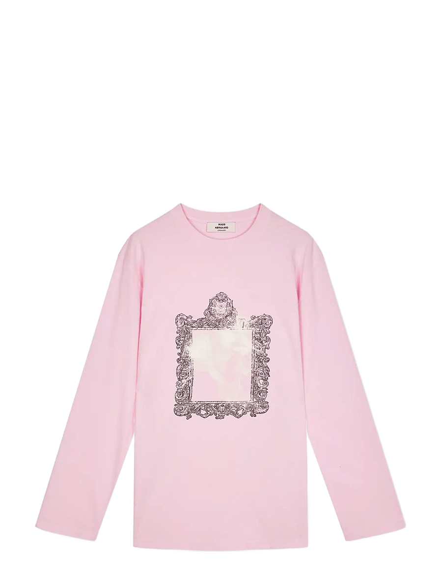 Mads Nørgaard - Cotton Jersey Jerry Tee LS - langärmlige tops - fairy tale pink - 1