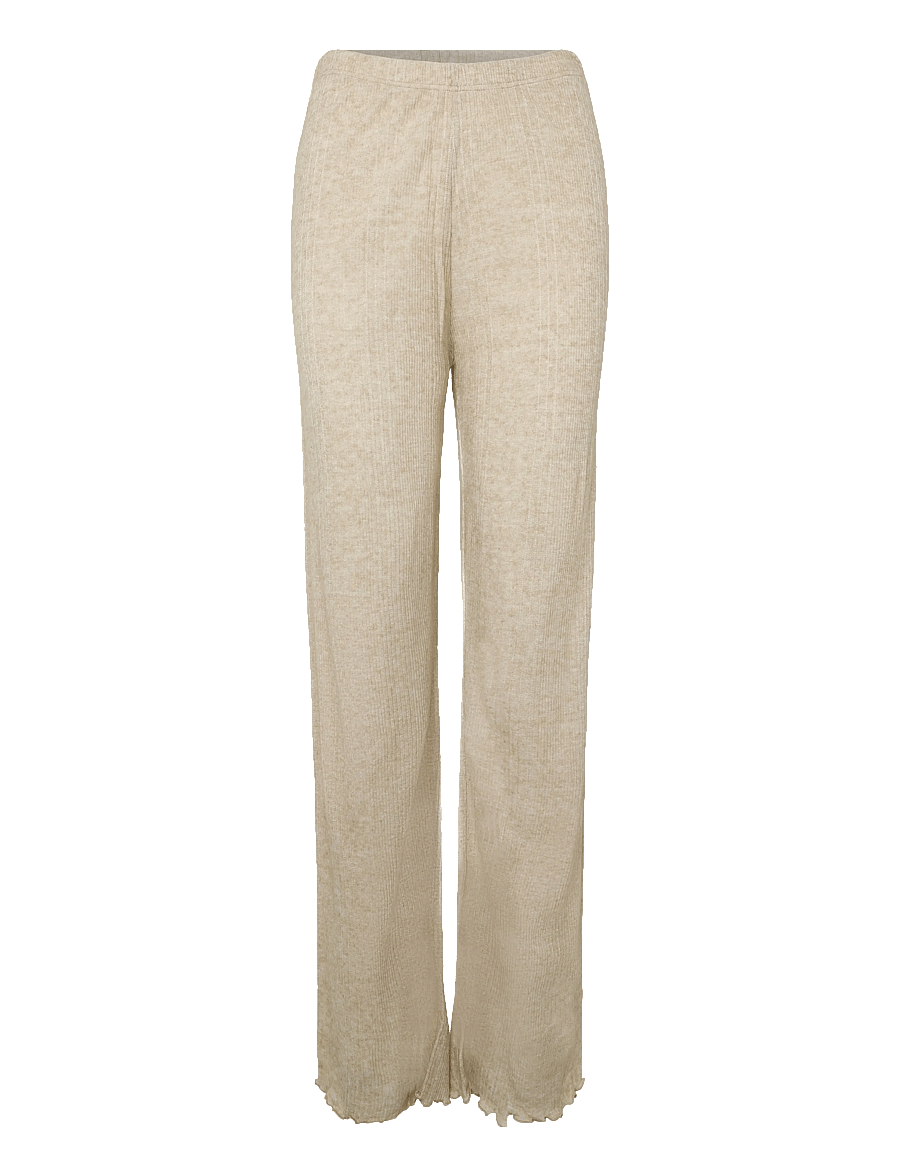 Mads Nørgaard - Point Wool Lonnie Pants - slim-fit hosen - beige - 0