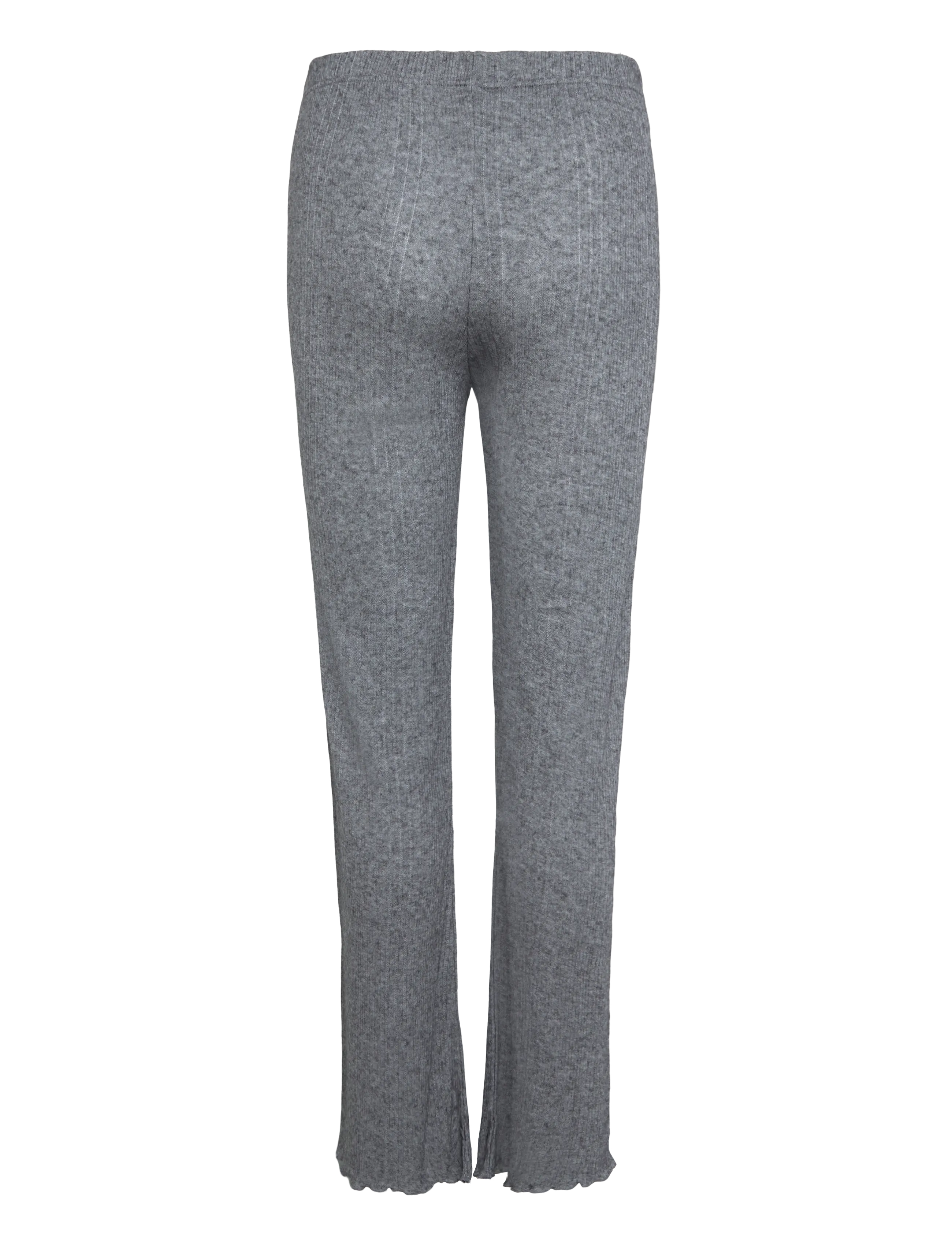 Mads Nørgaard - Point Wool Lonnie Pants - dark grey melange - 1