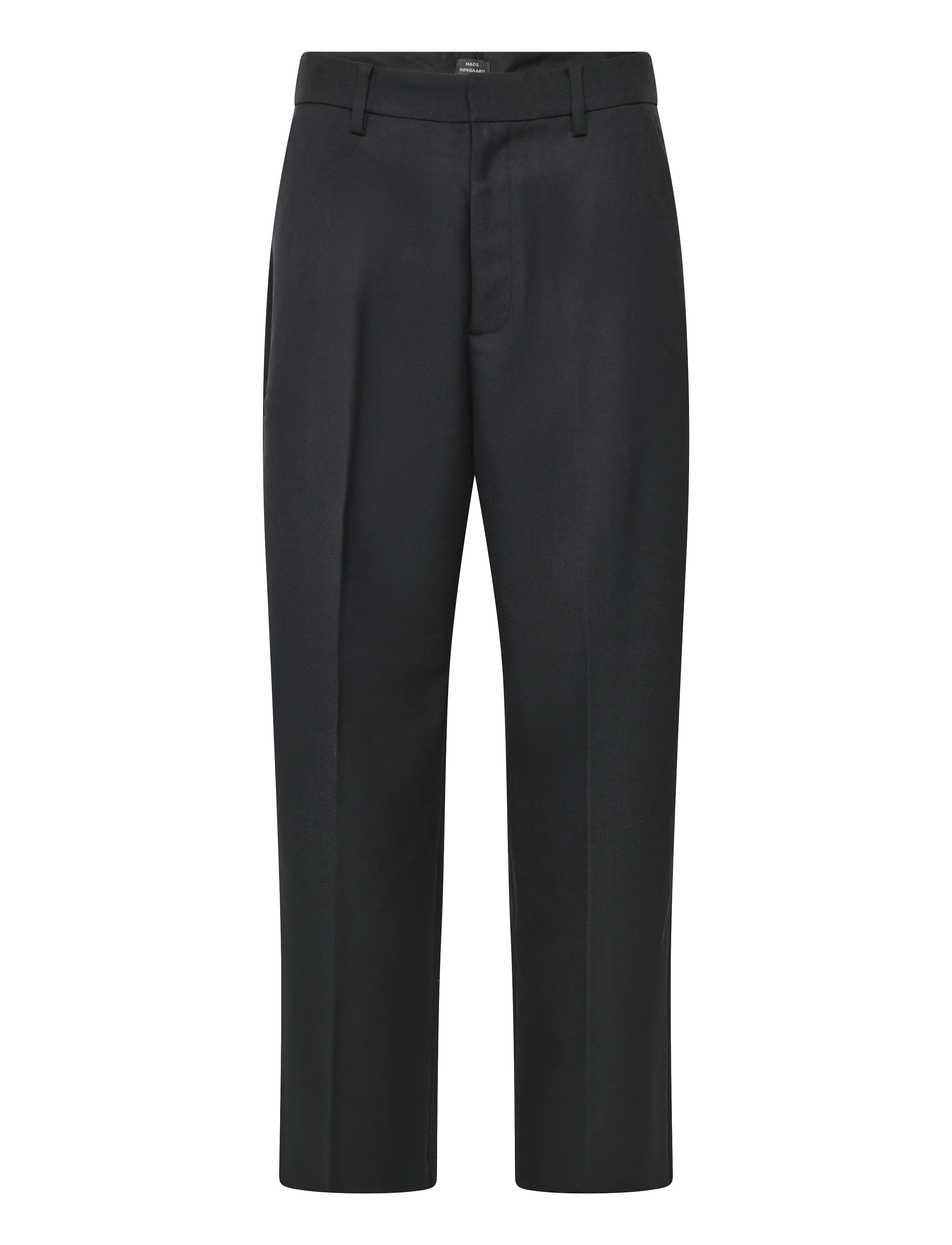 Mads Nørgaard Super Twill Henry Pants - Casual bukser - BLACK / black