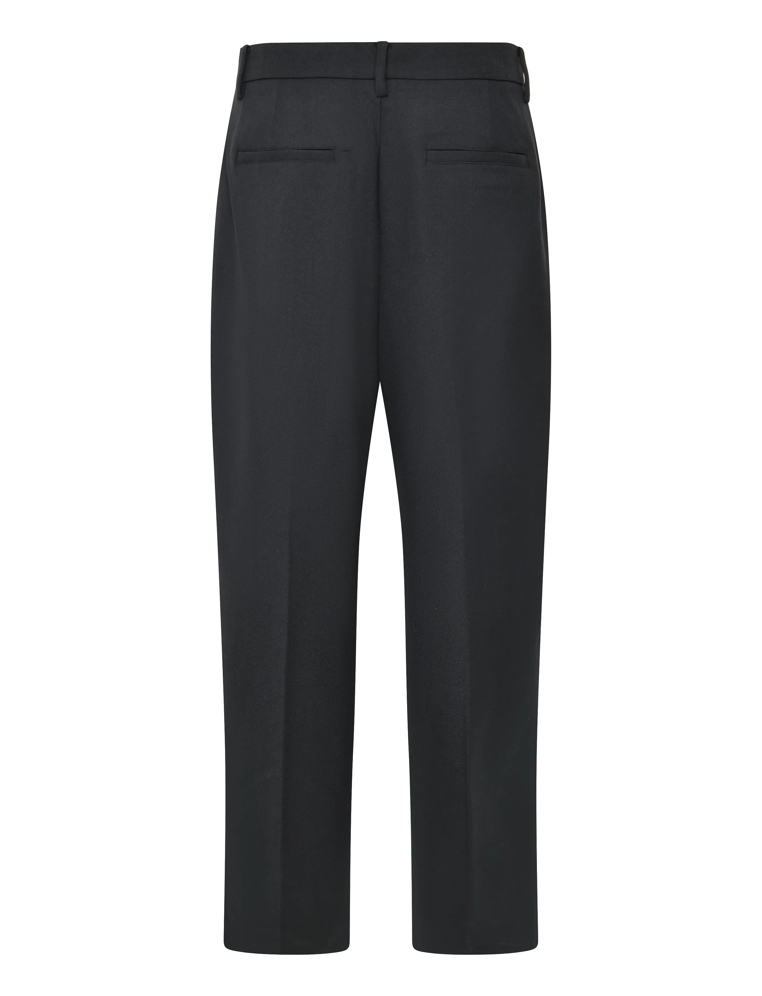 Mads Nørgaard - Super Twill Henry Pants - casual bukser - black - 1