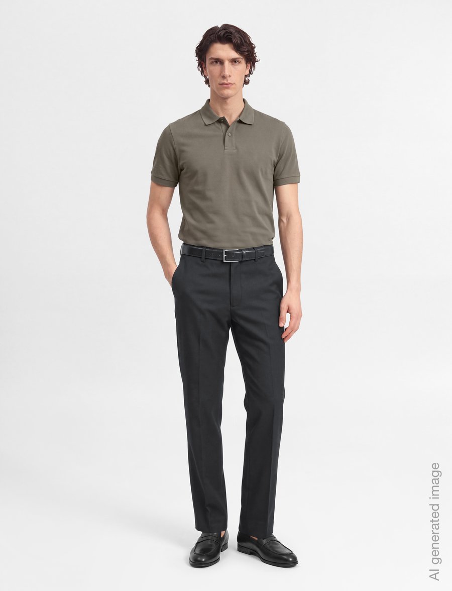 Mads Nørgaard - Super Twill Henry Pants - freizeithosen - black - 0