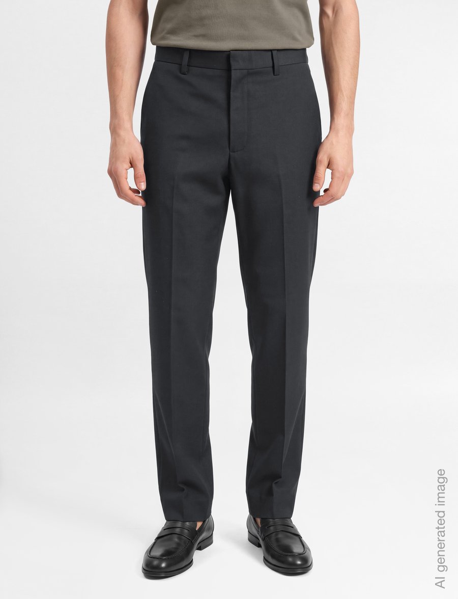 Mads Nørgaard - Super Twill Henry Pants - freizeithosen - black - 3