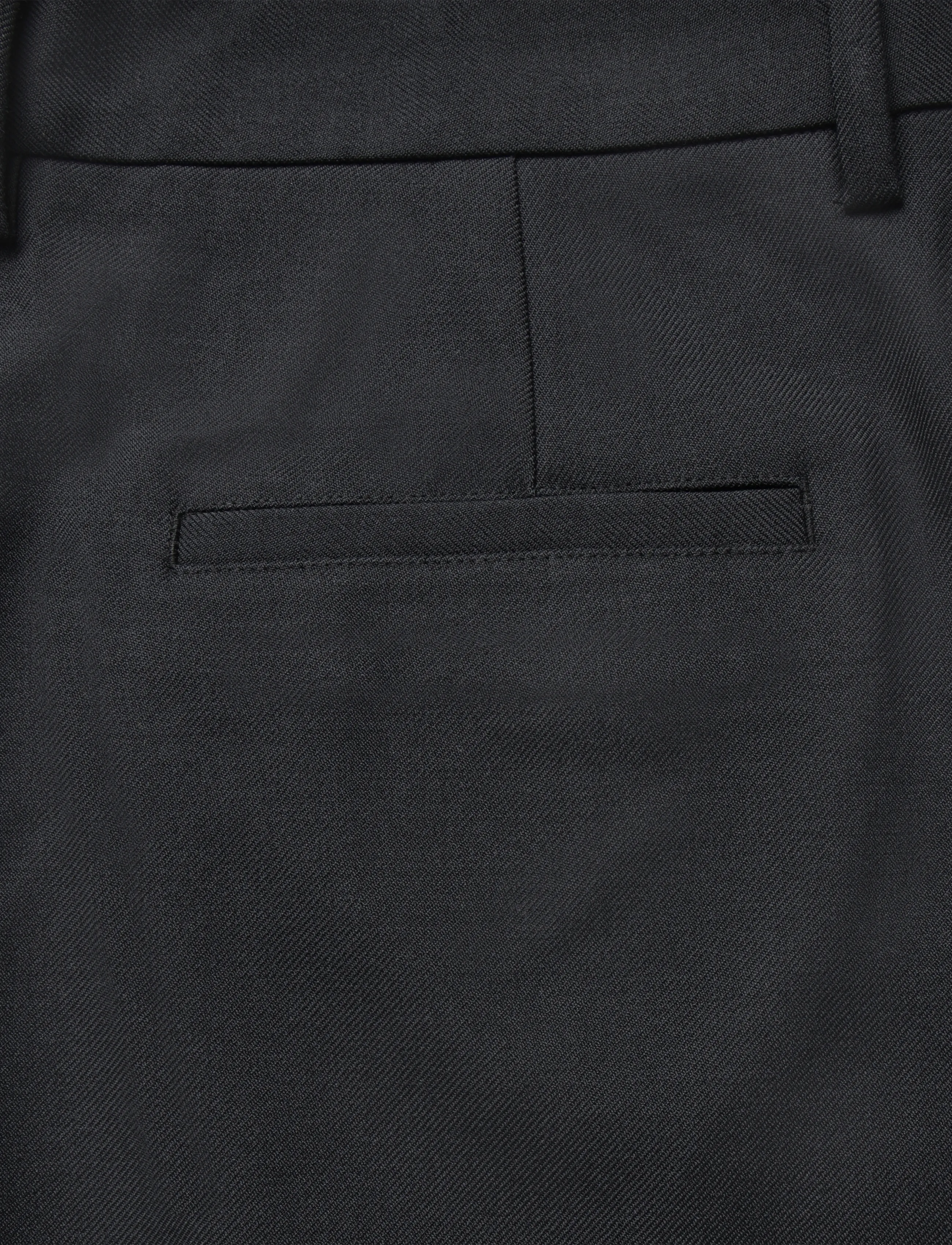 Mads Nørgaard - Super Twill Henry Pants - casual bukser - black - 2