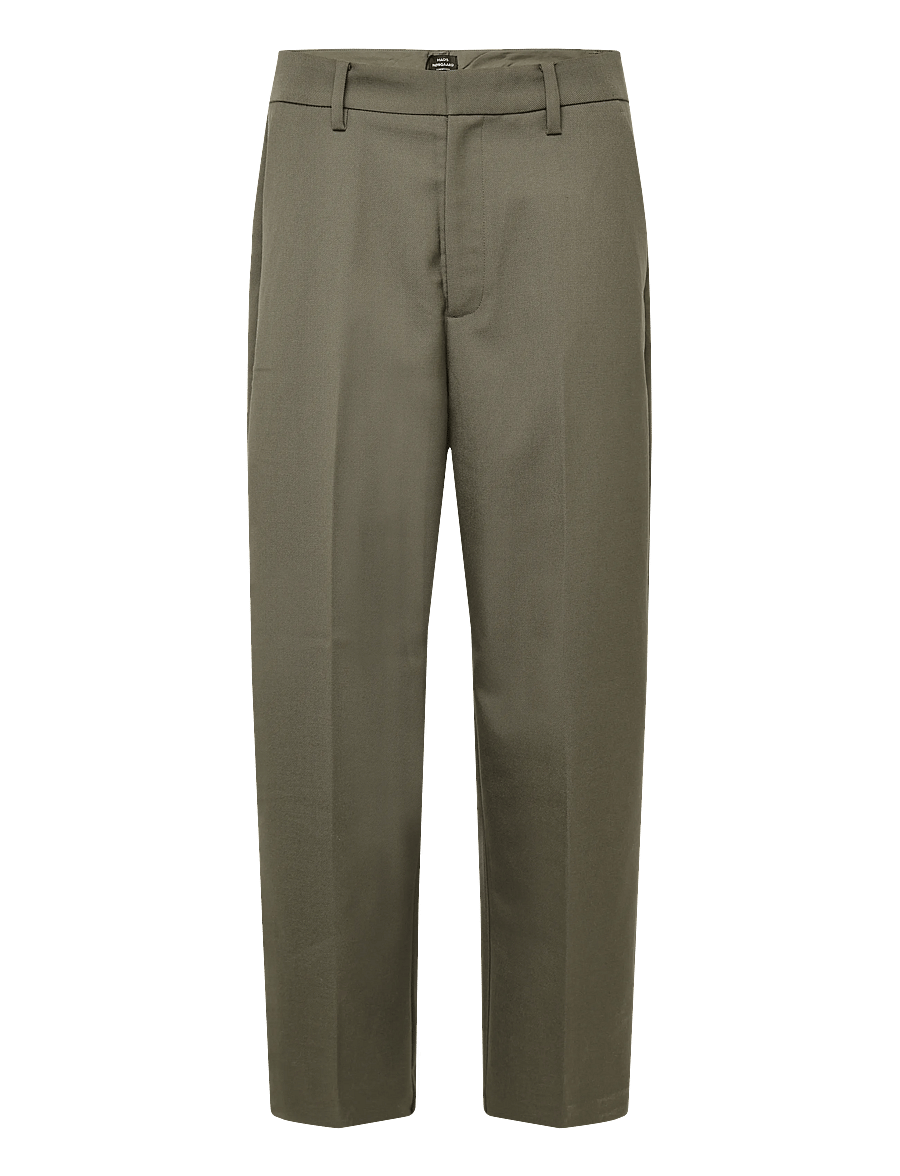 Mads Nørgaard - Super Twill Henry Pants - freizeithosen - tarmac - 1