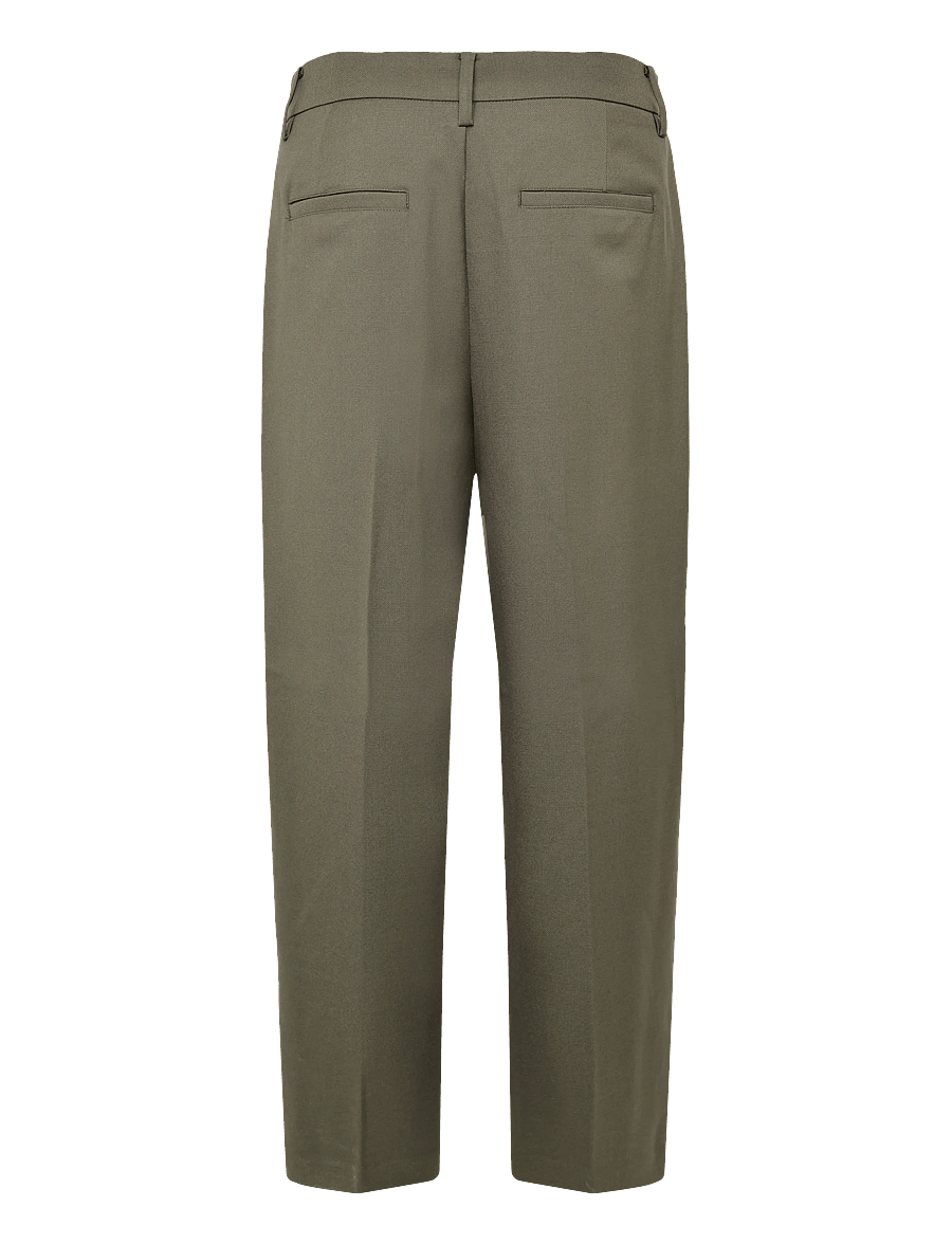 Mads Nørgaard - Super Twill Henry Pants - freizeithosen - tarmac - 2