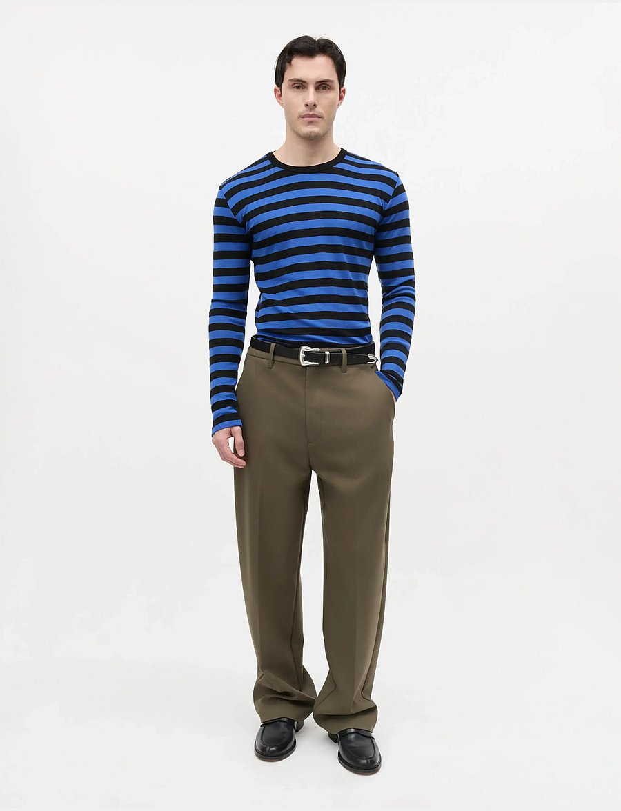 Mads Nørgaard - Super Twill Henry Pants - tarmac - 0