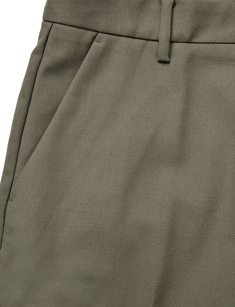 Mads Nørgaard - Super Twill Henry Pants - freizeithosen - tarmac - 4