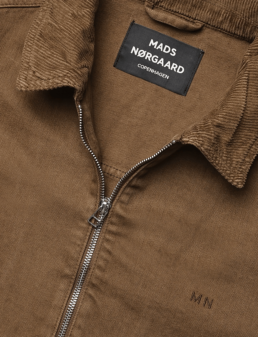 Mads Nørgaard - Soil Denim Norton Jacket - herbstjacken - cocoa - 2