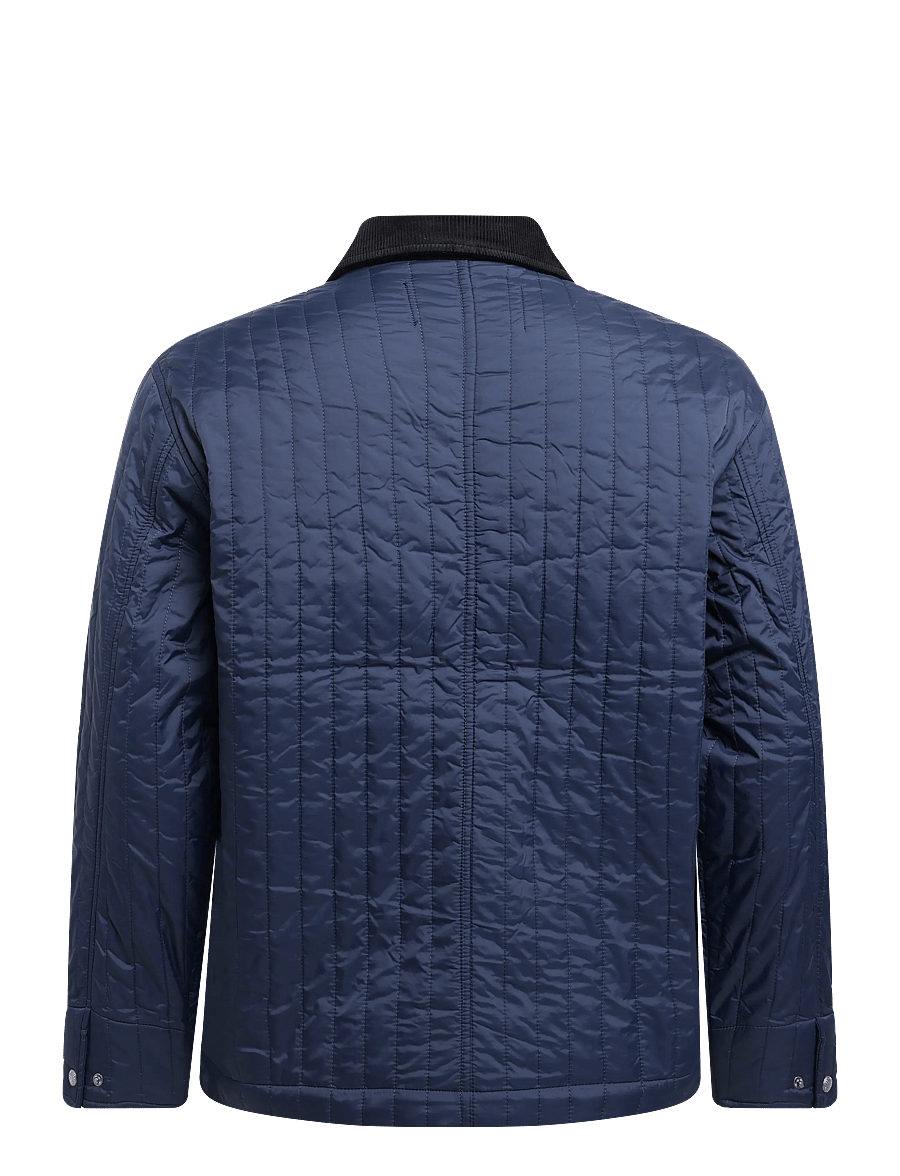 Mads Nørgaard - Quilt Chore Jacket - efterårsjakker - sky captain - 1