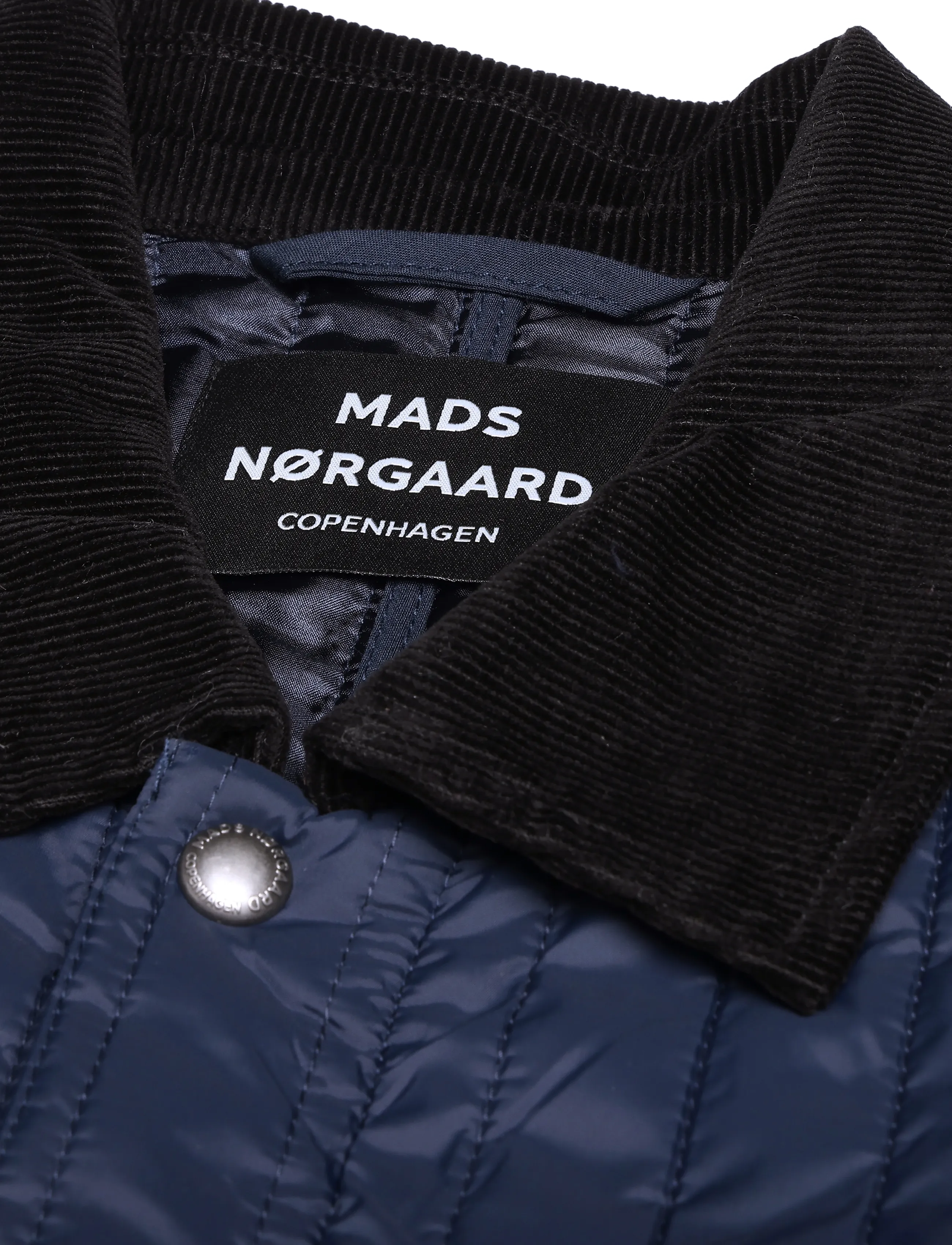 Mads Nørgaard - Quilt Chore Jacket - sky captain - 2