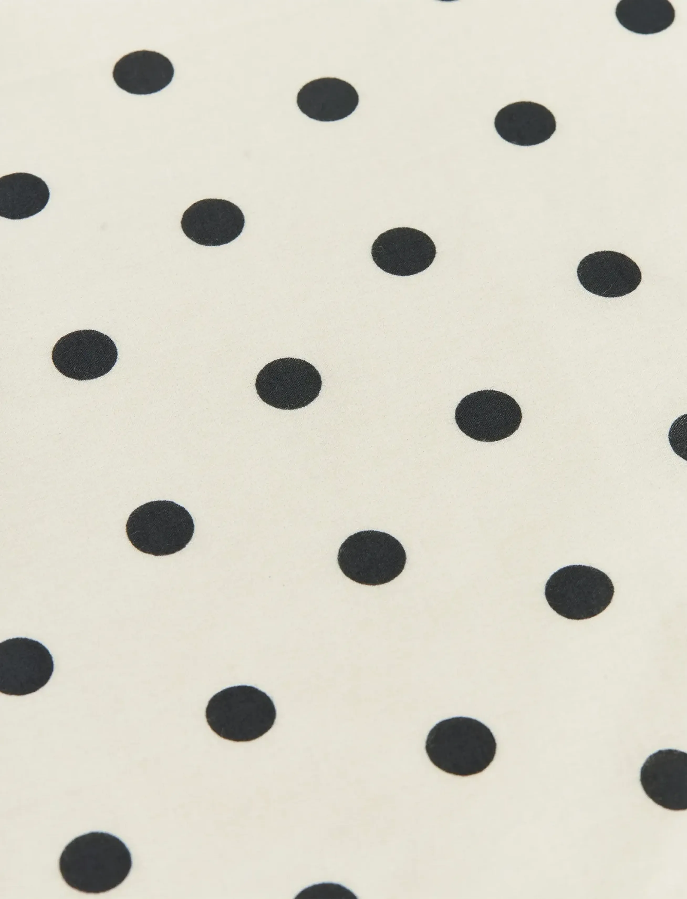 Mads Nørgaard - Soft Cotton Big Dot Scarf - tynde tørklæder - dot aop/black - 2