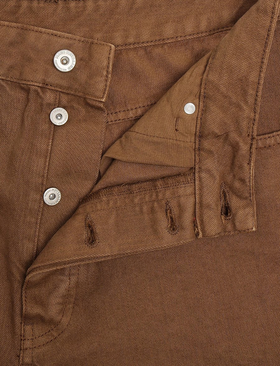 Mads Nørgaard - Soil Denim Hannes Jeans - alt laienevad teksad - cocoa - 4