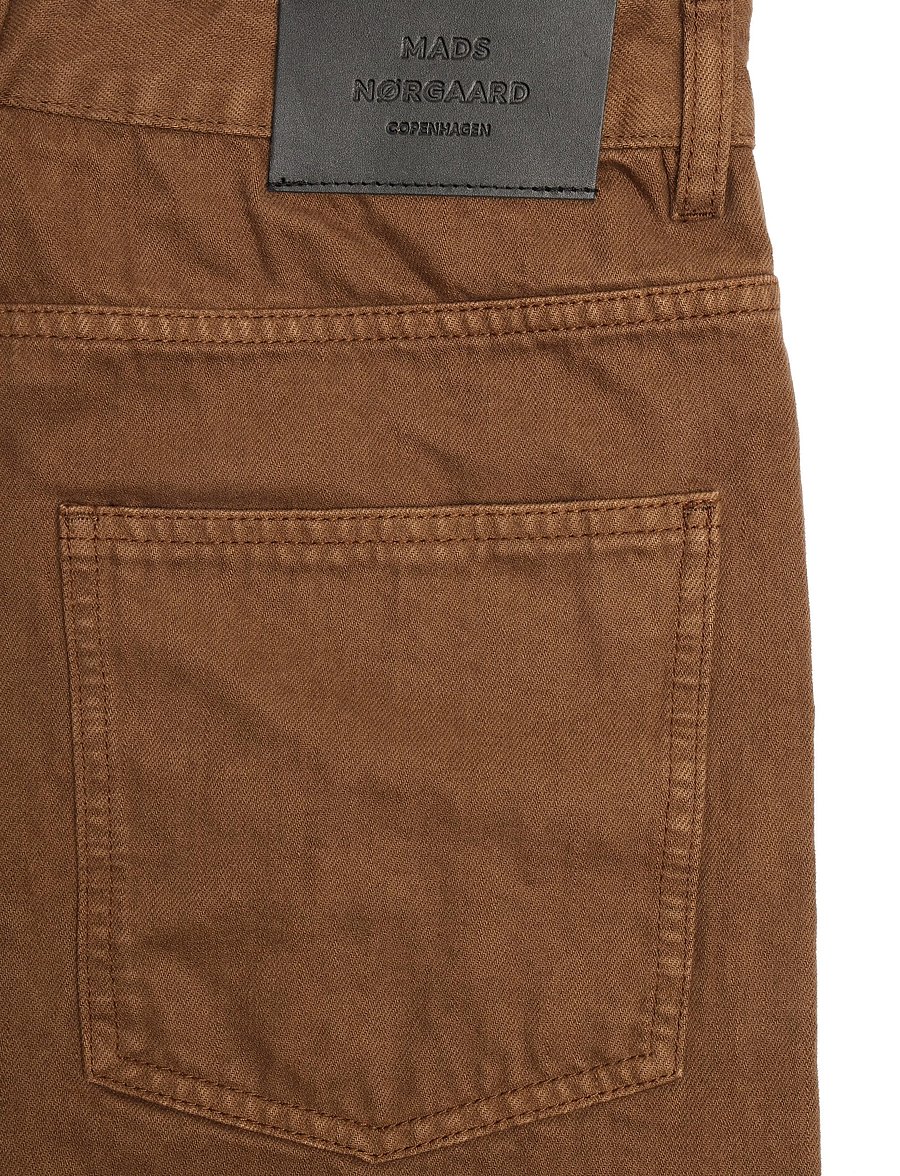 Mads Nørgaard - Soil Denim Hannes Jeans - alt laienevad teksad - cocoa - 5
