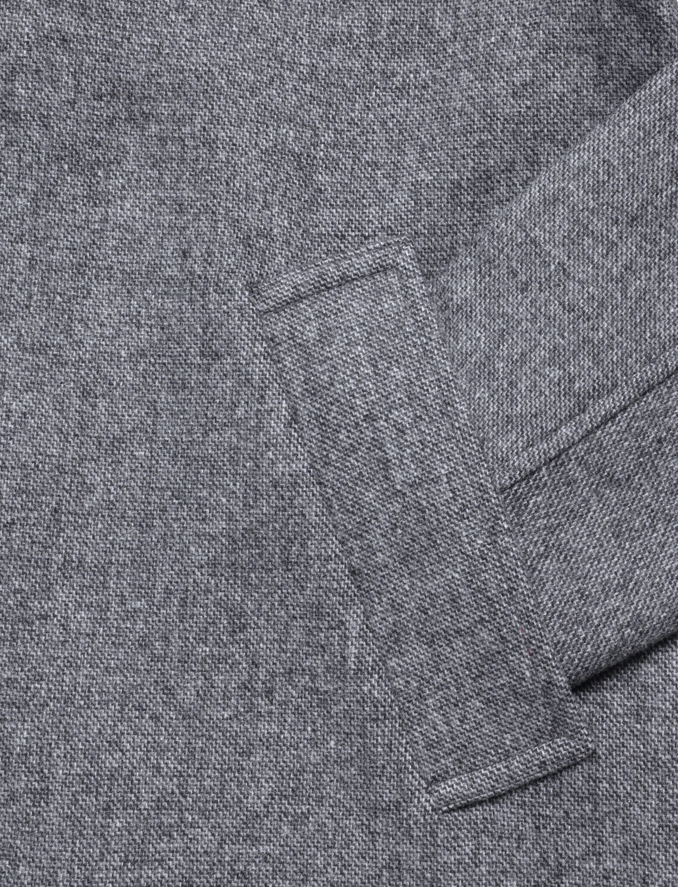 Mads Nørgaard - Bond Wool Curtis Coat - winterjacken - dark grey melange - 2