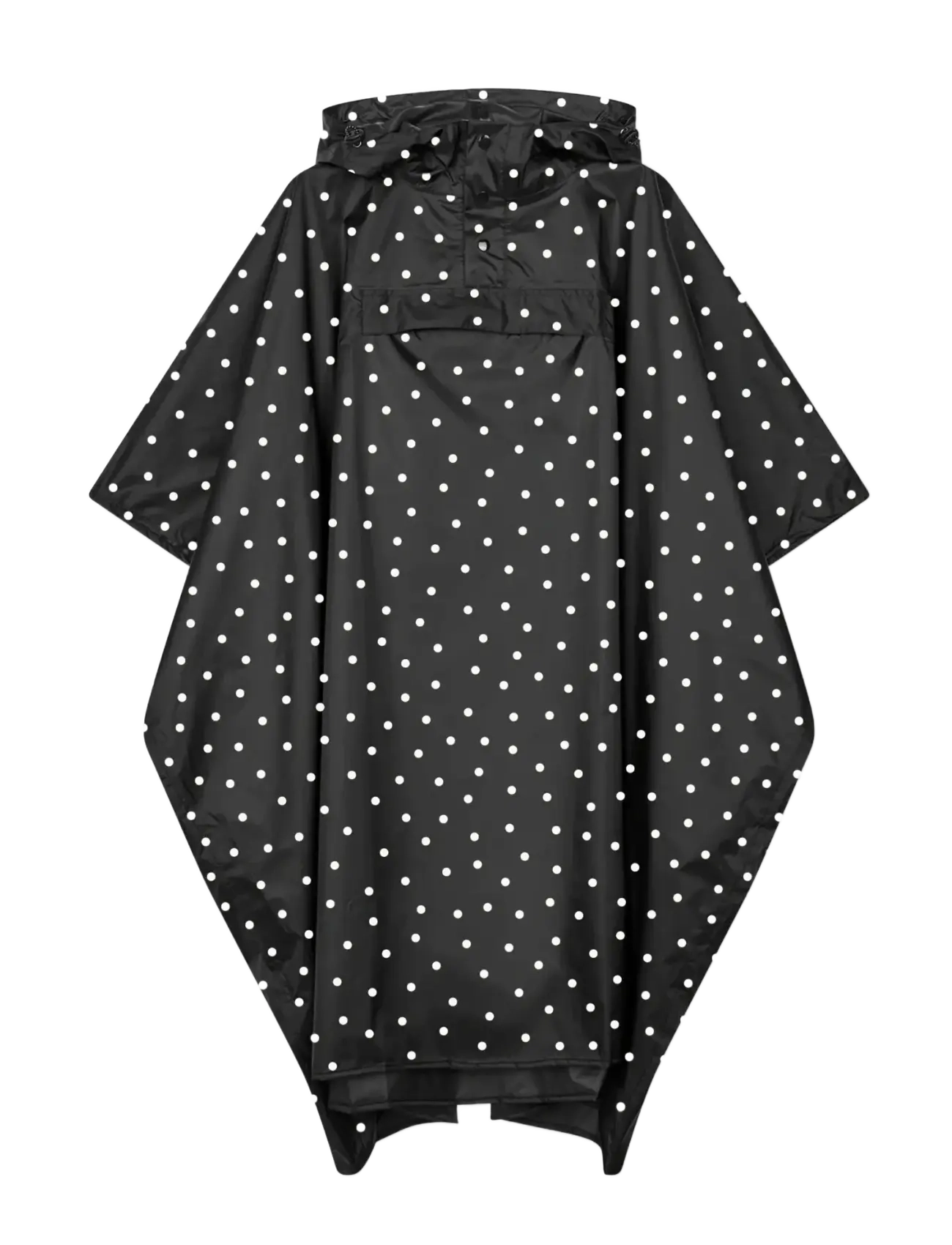 Mads Nørgaard Raino Scape Dot Cape - Fatnaður - DOT AOP BLACK / black