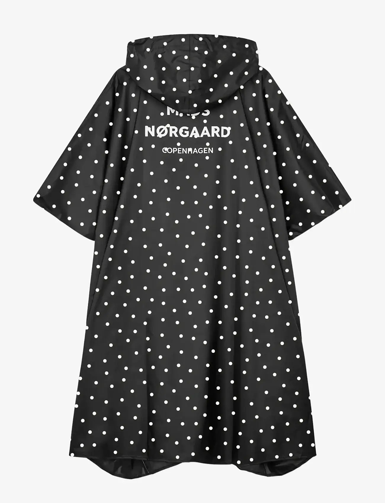 Mads Nørgaard - Raino Scape Dot Cape - Üleriided - dot aop black - 1