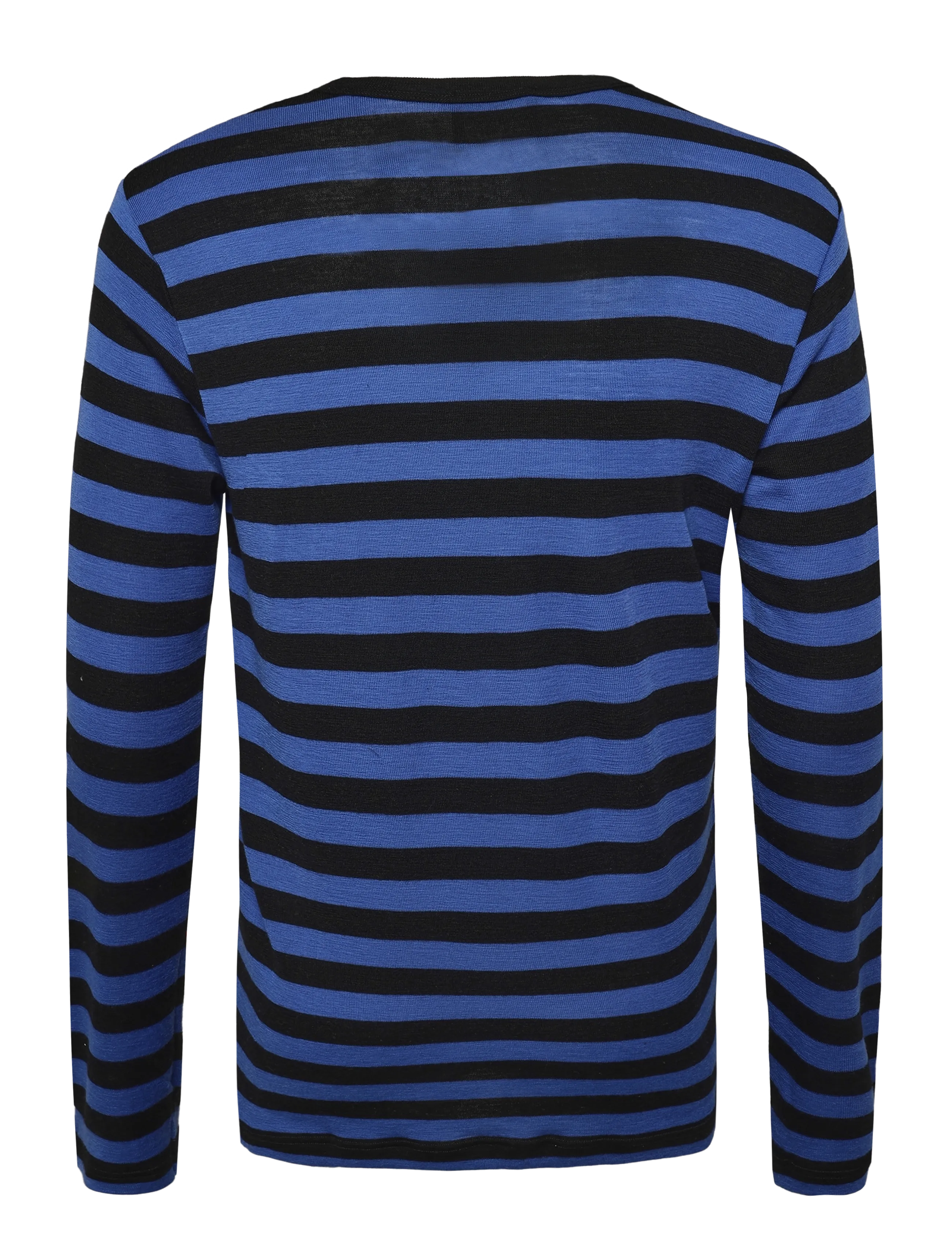 Mads Nørgaard - Fine Wool Tobias Knit - rundhals - asphalt/lapis blue - 2