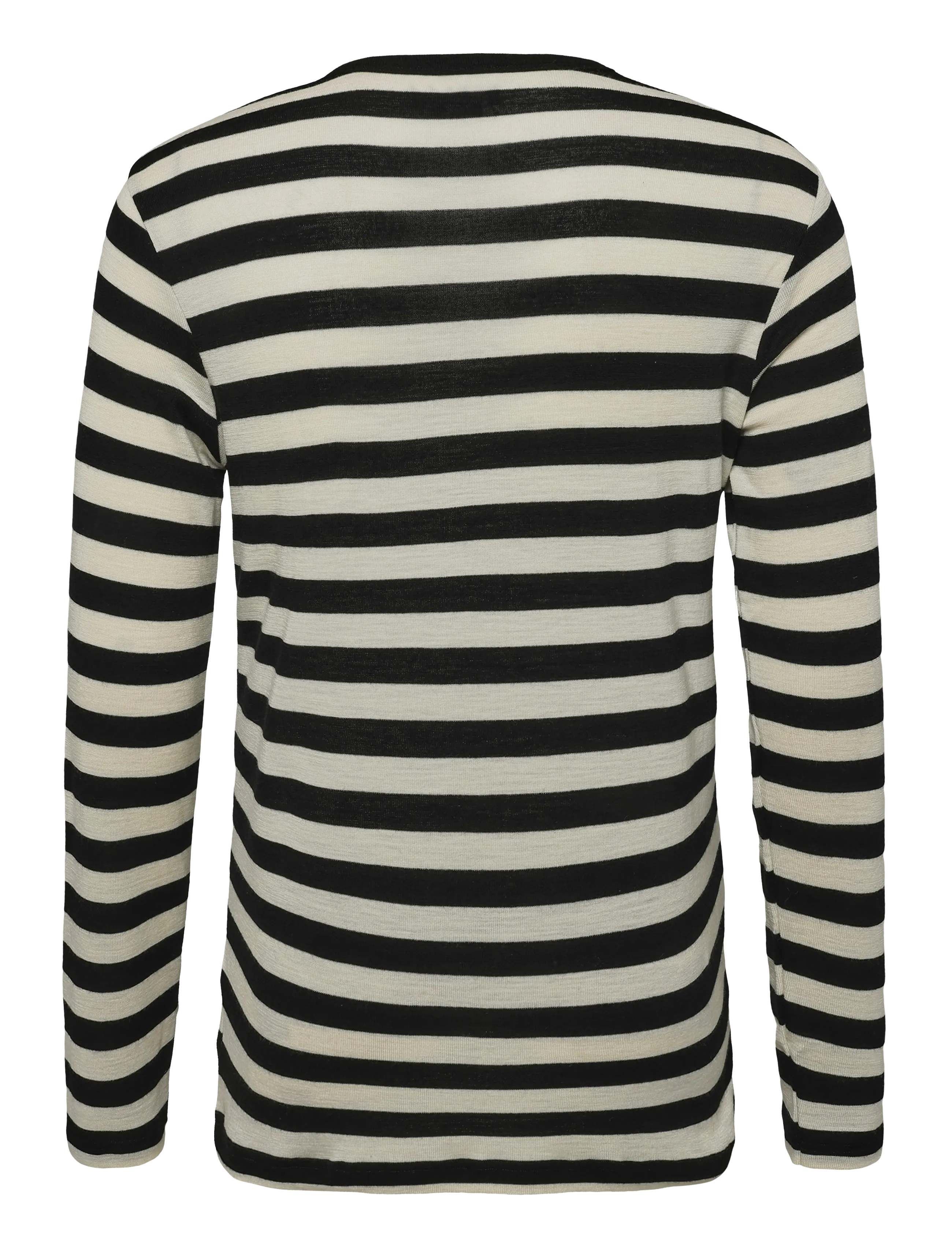 Mads Nørgaard - Fine Wool Tobias Knit - rundhals - black/vanilla ice - 2