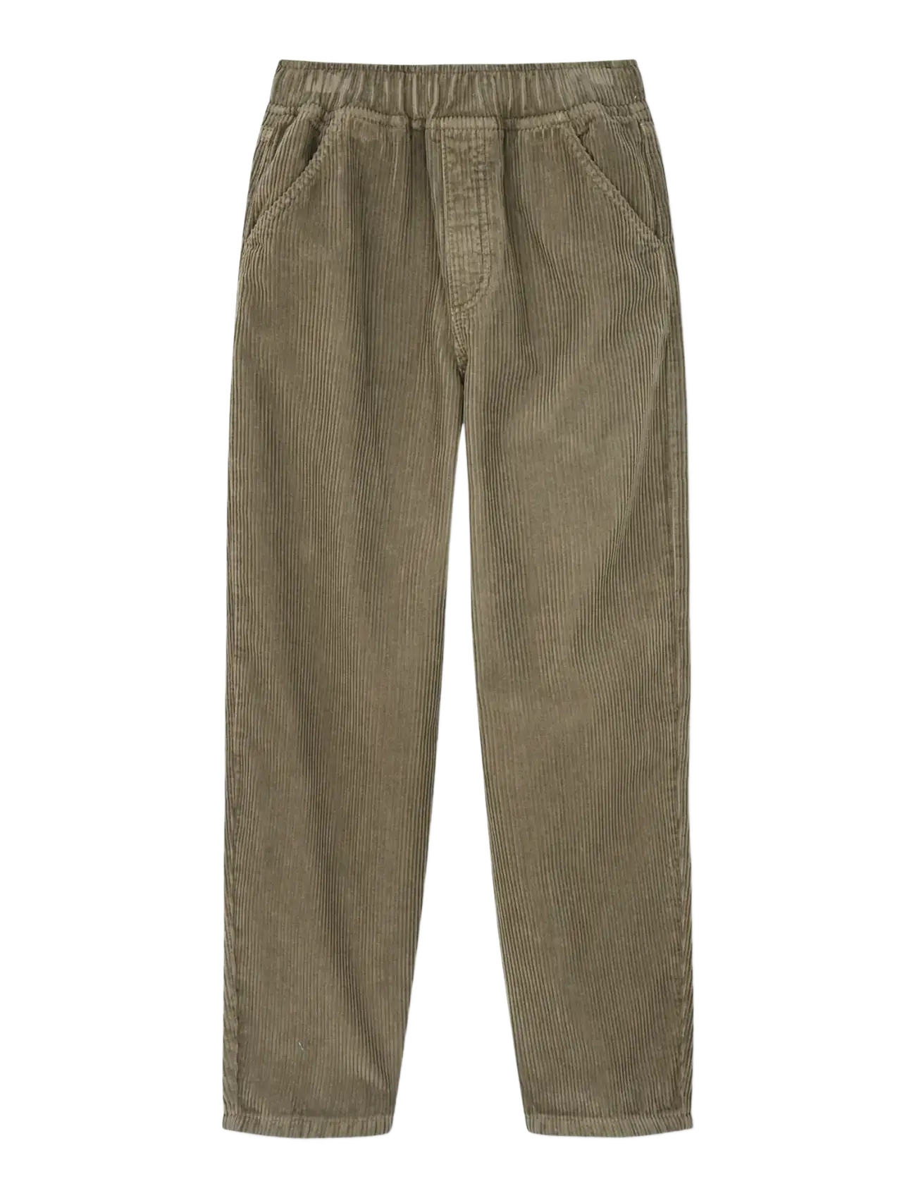 Mads Nørgaard Cordy Penni Pants - Byxor - TARMAC / khaki/green