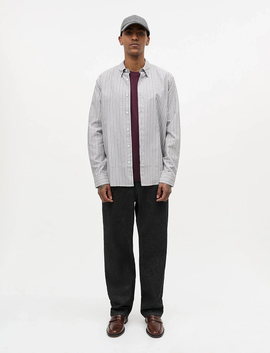 Mads Nørgaard - Arizona Black Denim Coen Jeans - weite jeans - black rinse wash - 0