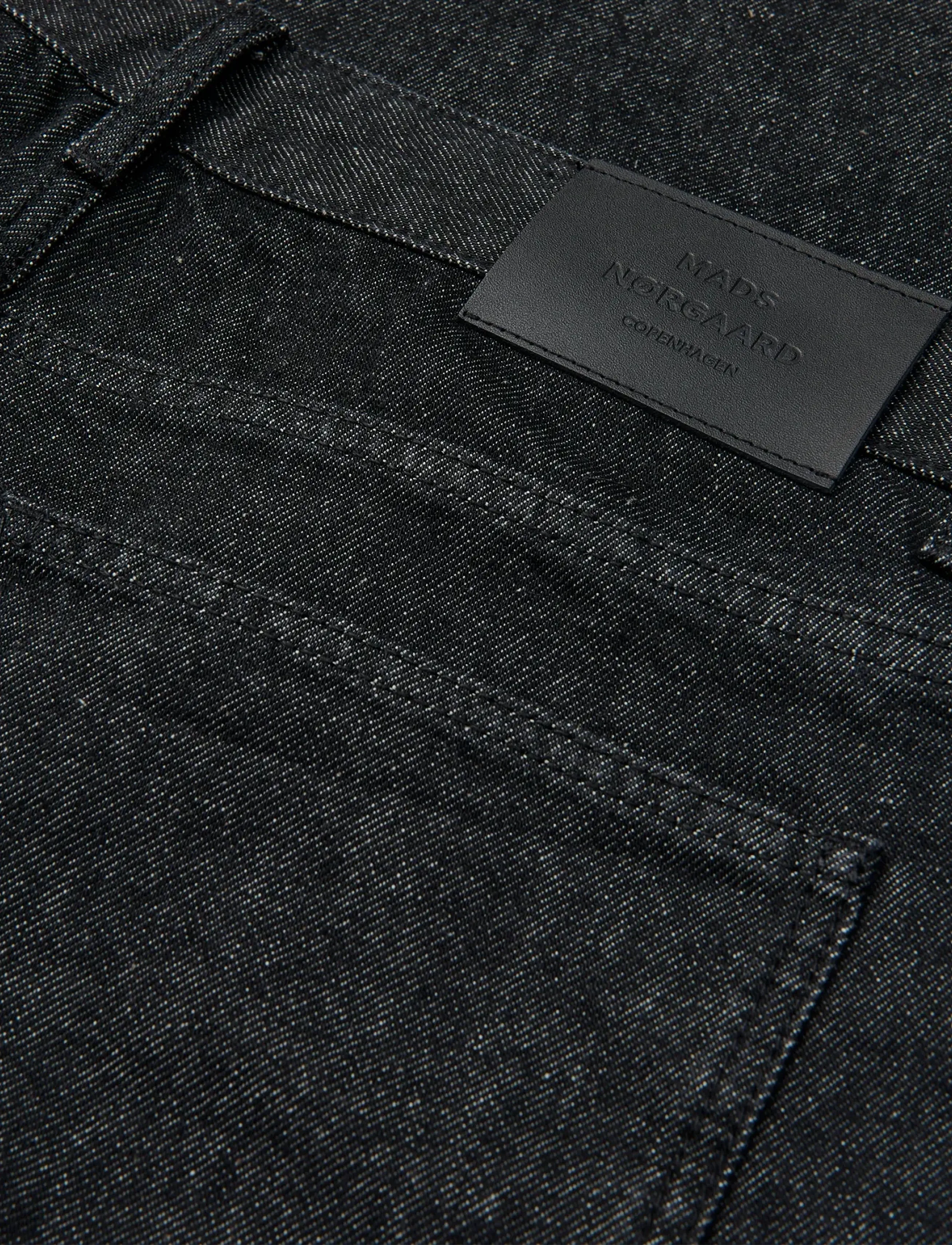Mads Nørgaard - Arizona Black Denim Coen Jeans - loose jeans - black rinse wash - 3
