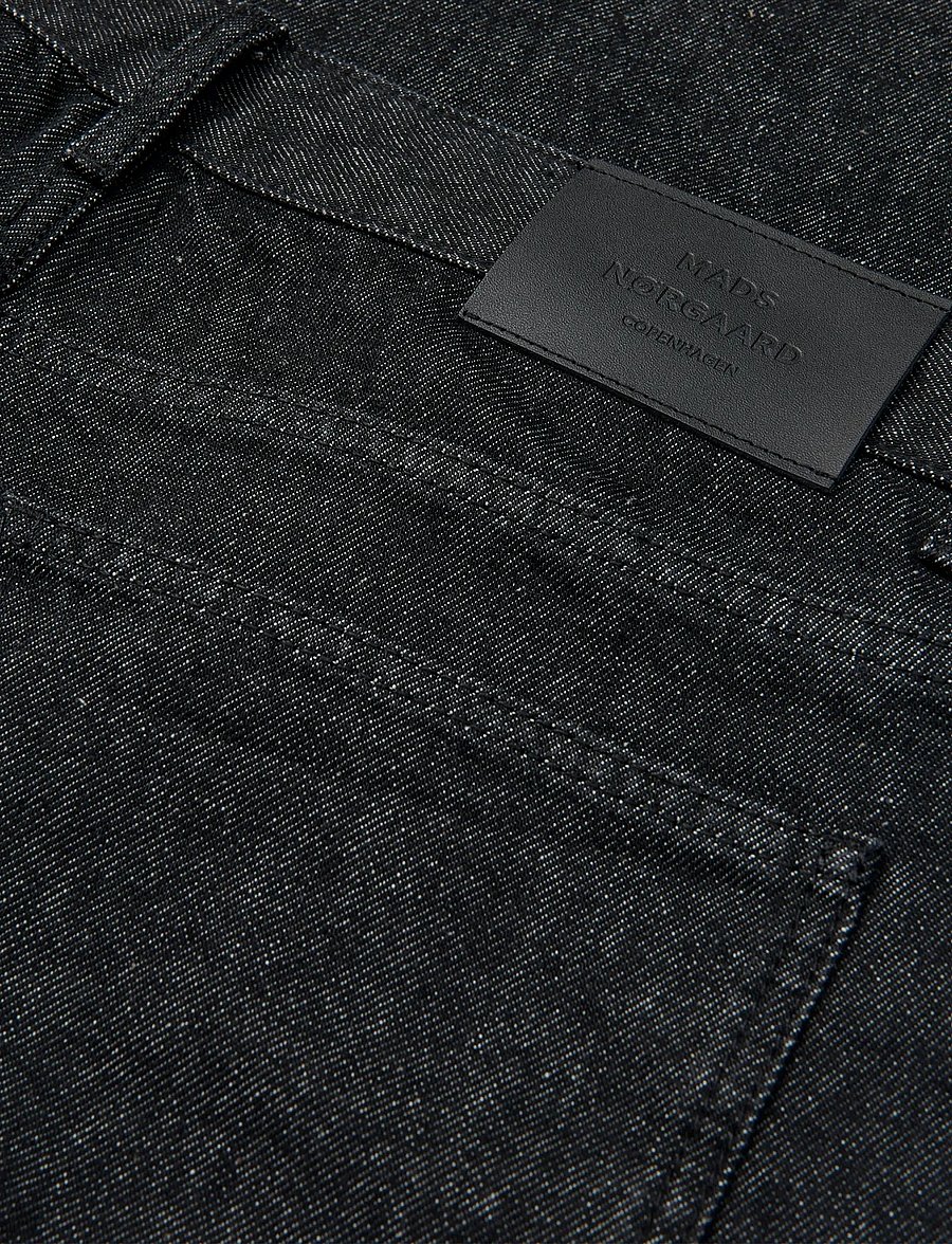 Mads Nørgaard - Arizona Black Denim Coen Jeans - weite jeans - black rinse wash - 3