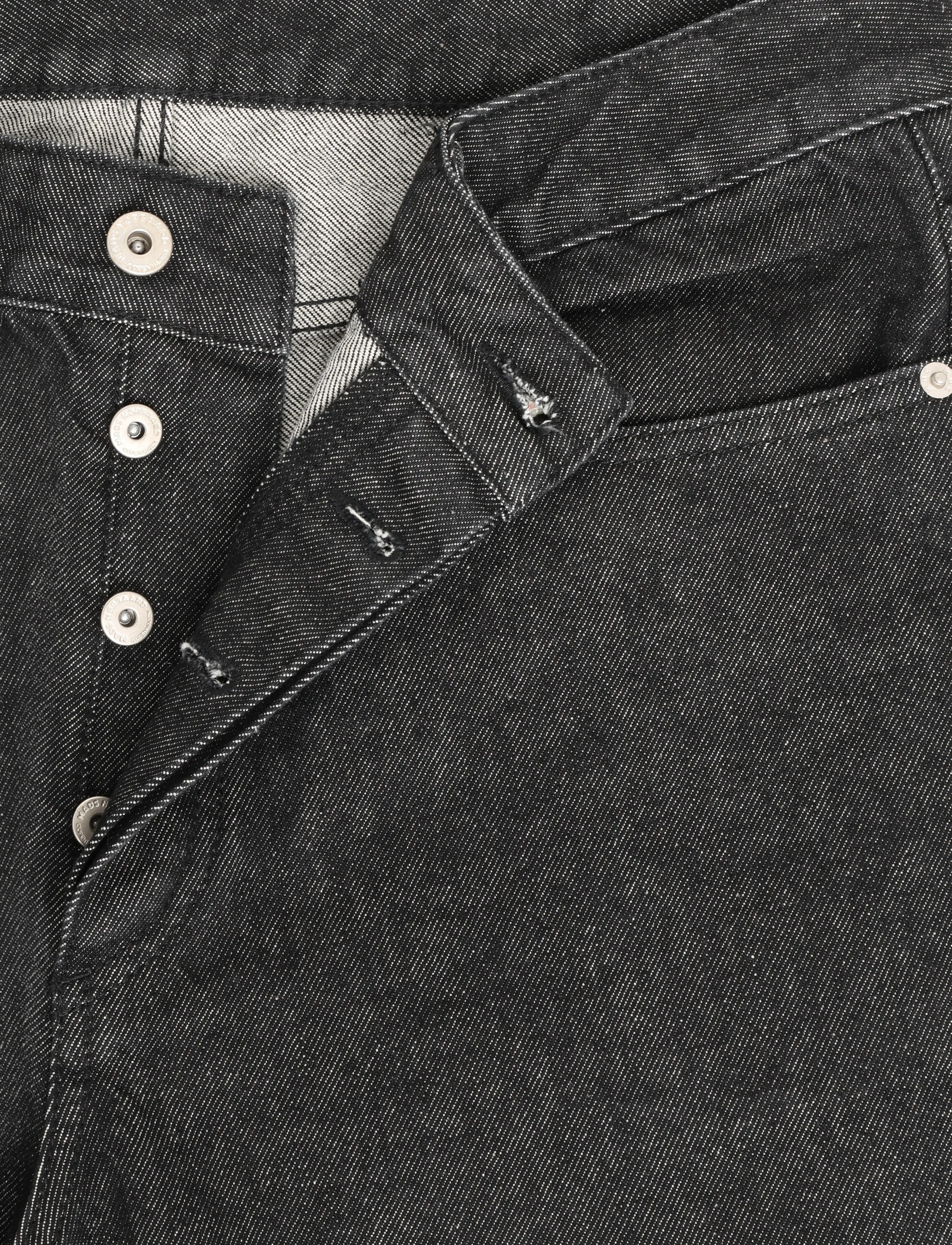 Mads Nørgaard - Arizona Black Denim Coen Jeans - alt laienevad teksad - black rinse wash - 5