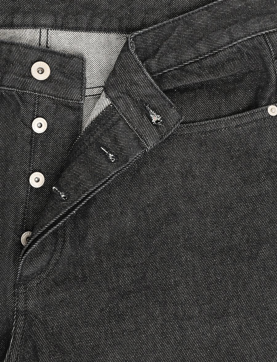 Mads Nørgaard - Arizona Black Denim Coen Jeans - alt laienevad teksad - black rinse wash - 5