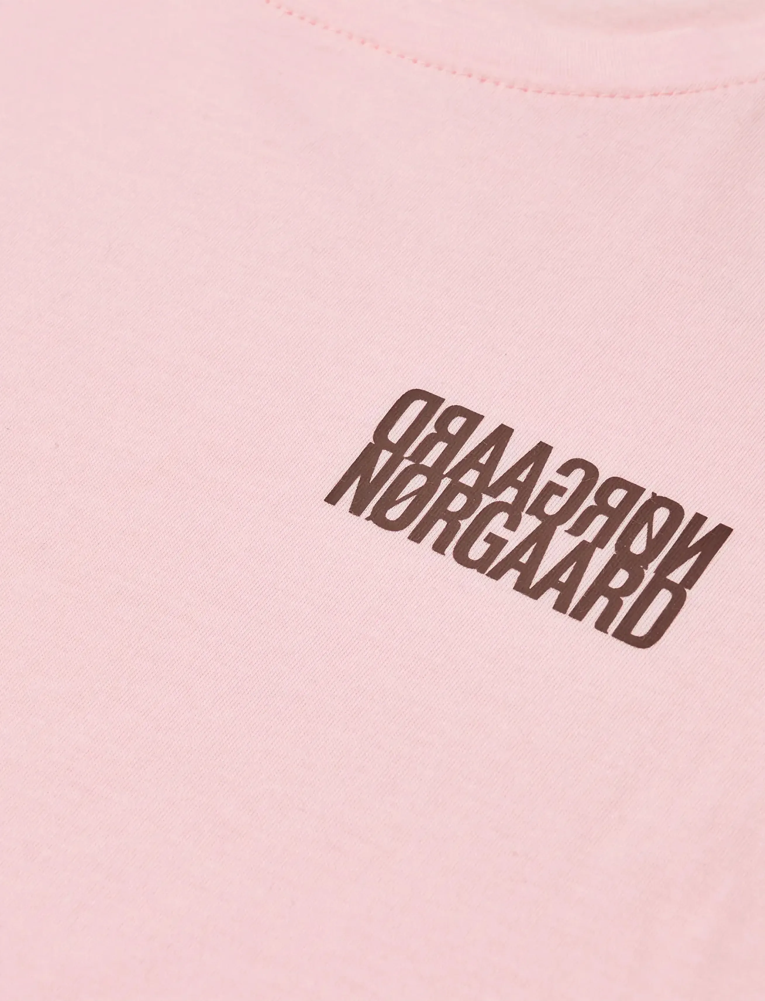 Mads Nørgaard - Single Cotton Tuvina mini mirror Tee - fairy tale pink - 2