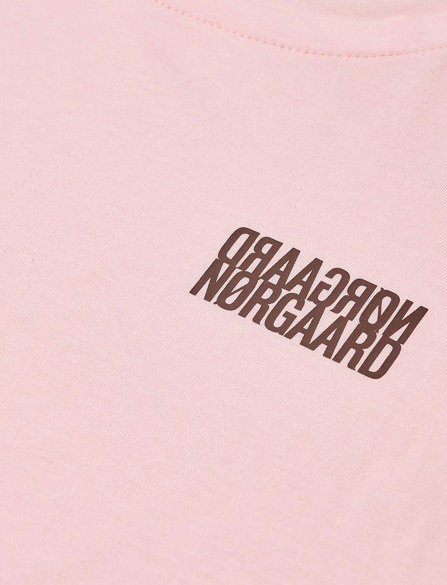 Mads Nørgaard - Single Cotton Tuvina mini mirror Tee - t-särgid - fairy tale pink - 2