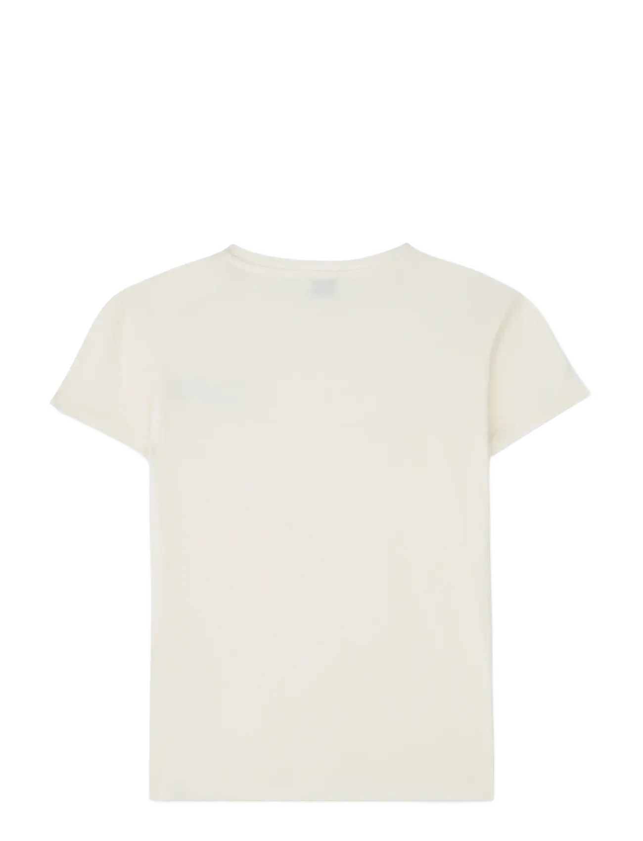 Mads Nørgaard - Single Cotton Tuvina mini mirror Tee - t-shirts - vanilla ice - 1