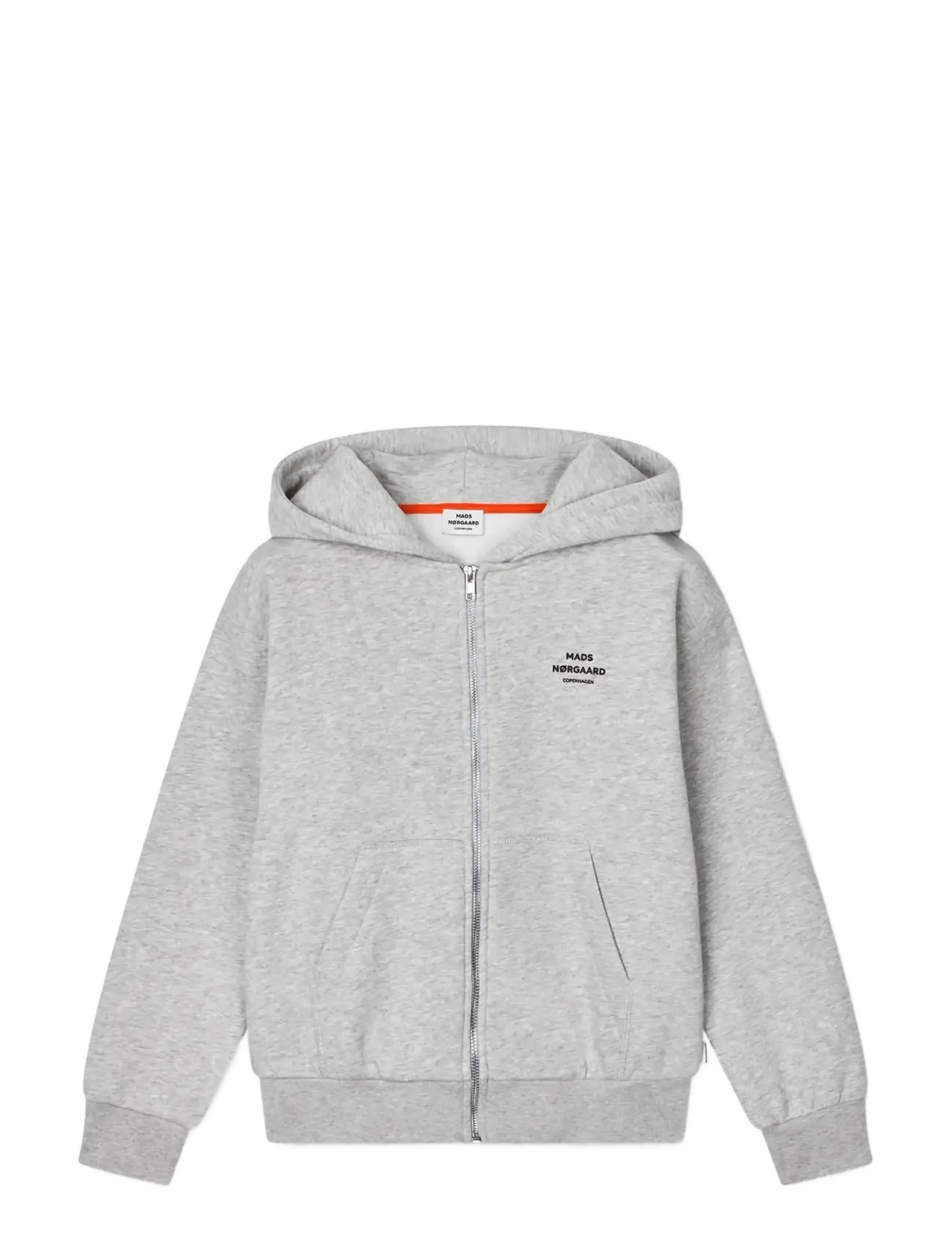 Mads Nørgaard Mix Sweat N Sonan Zip Hoodie - Dressipluusid ja kapuutsiga pusad - GREY MELANGE / grey