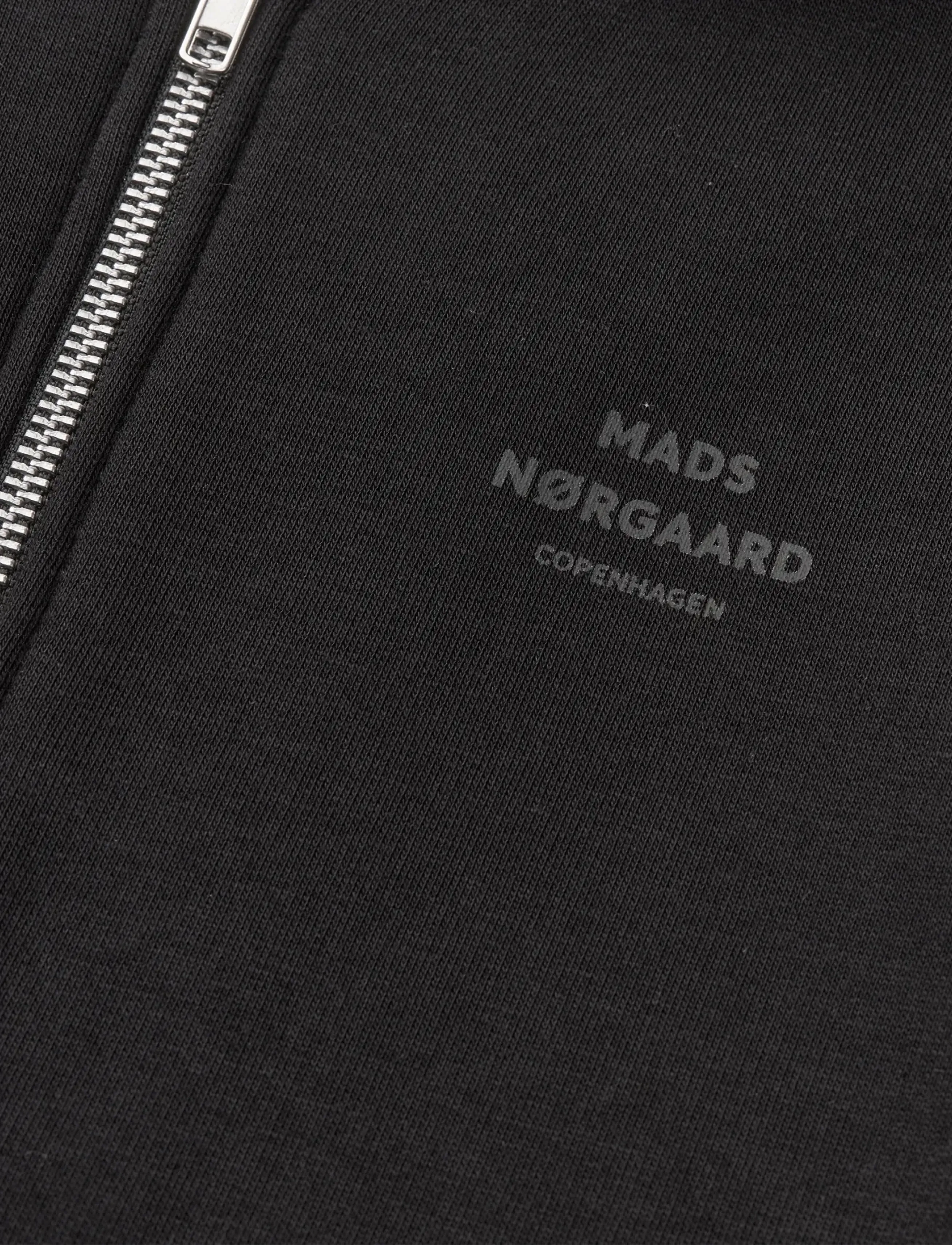 Mads Nørgaard - Mix Sweat N Sonan Zip Hoodie - kapuutsiga pusad - jet black - 2