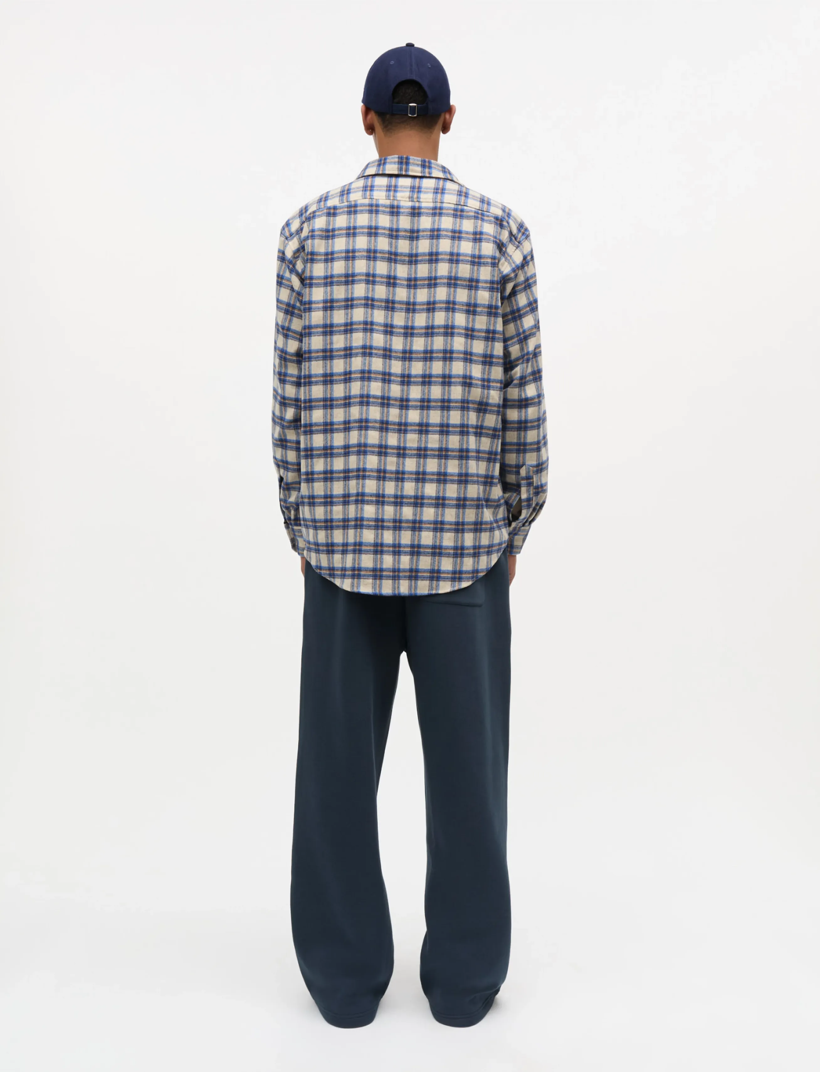 Mads Nørgaard - Italian Wool Marcel Loto Shirt - overland trek ch. - 2