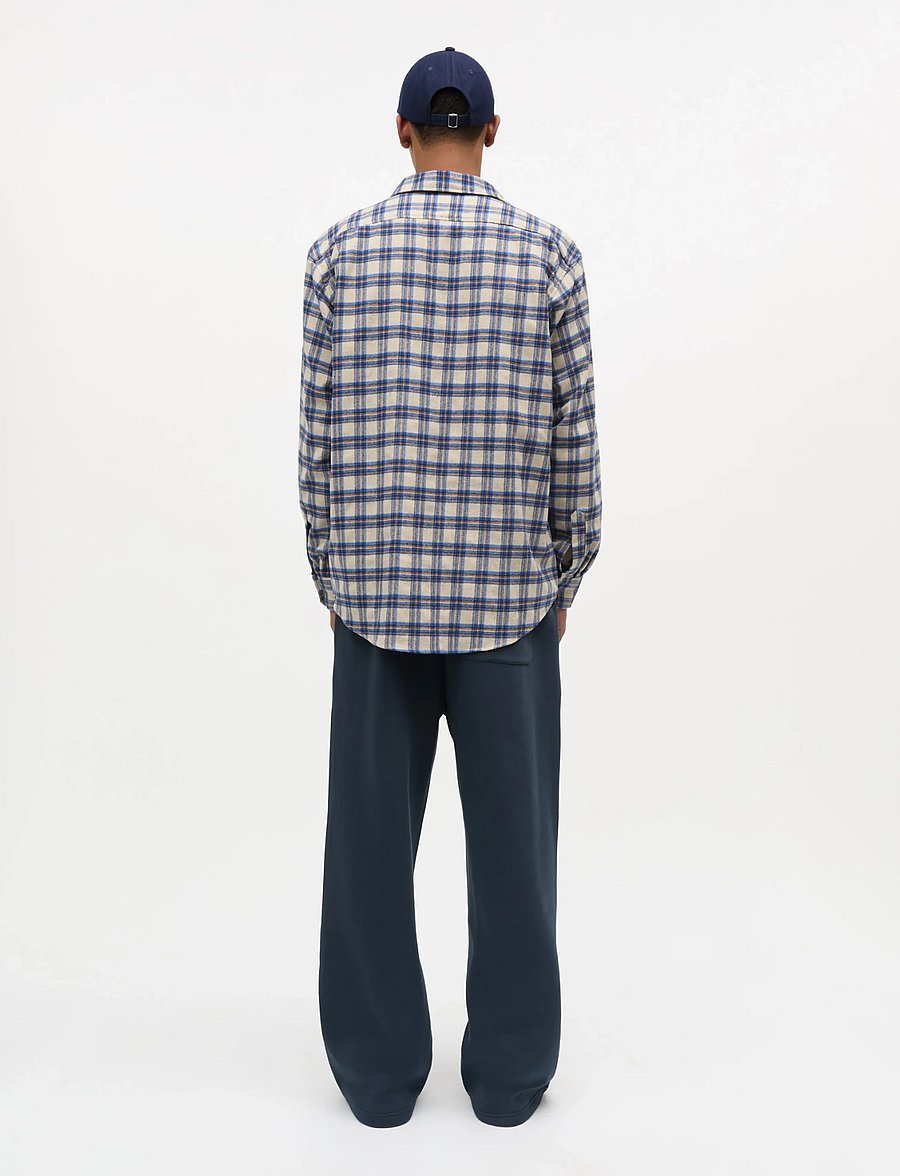 Mads Nørgaard - Italian Wool Marcel Loto Shirt - overland trek ch. - 2