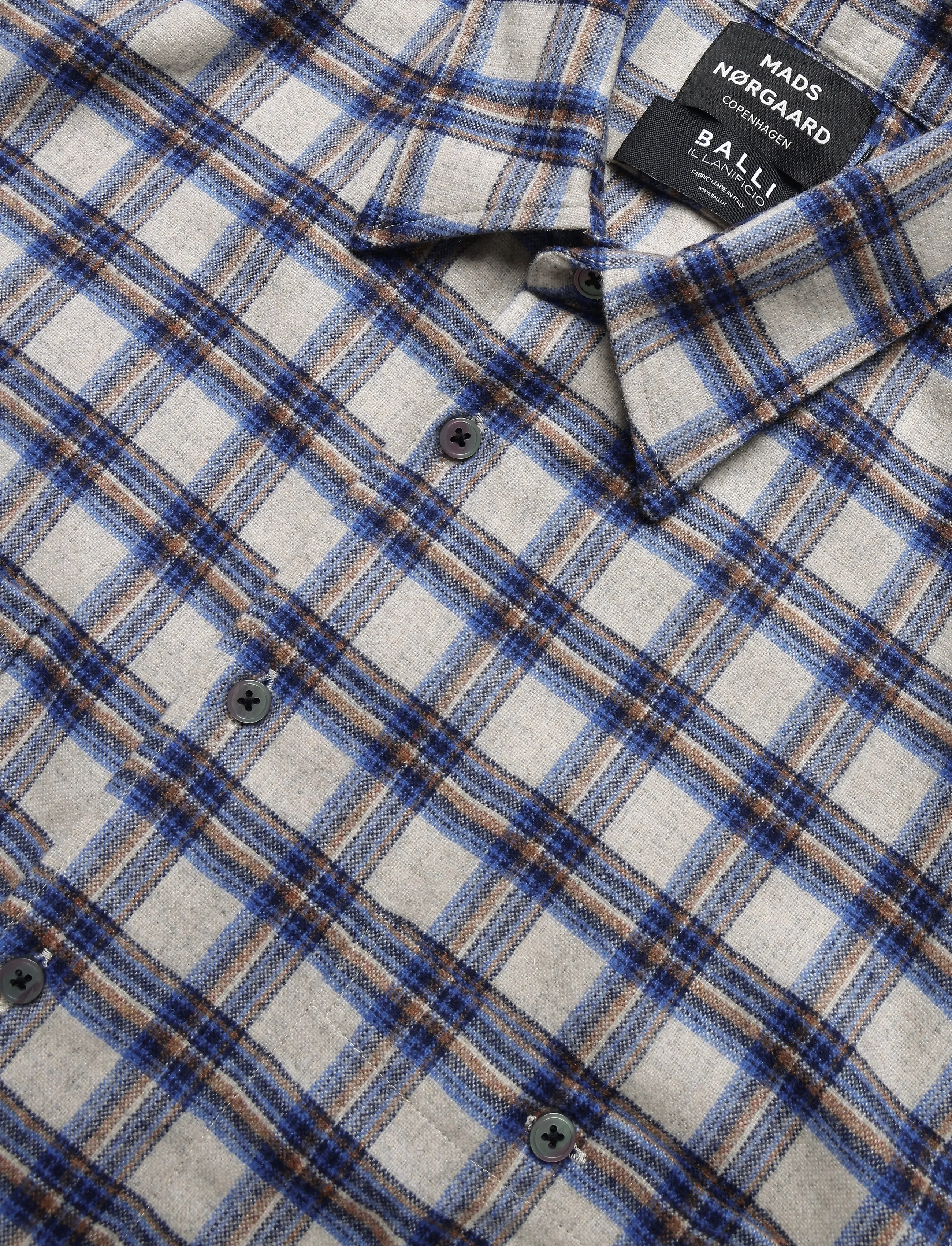 Mads Nørgaard - Italian Wool Marcel Loto Shirt - herbstersparnisse - overland trek ch. - 4