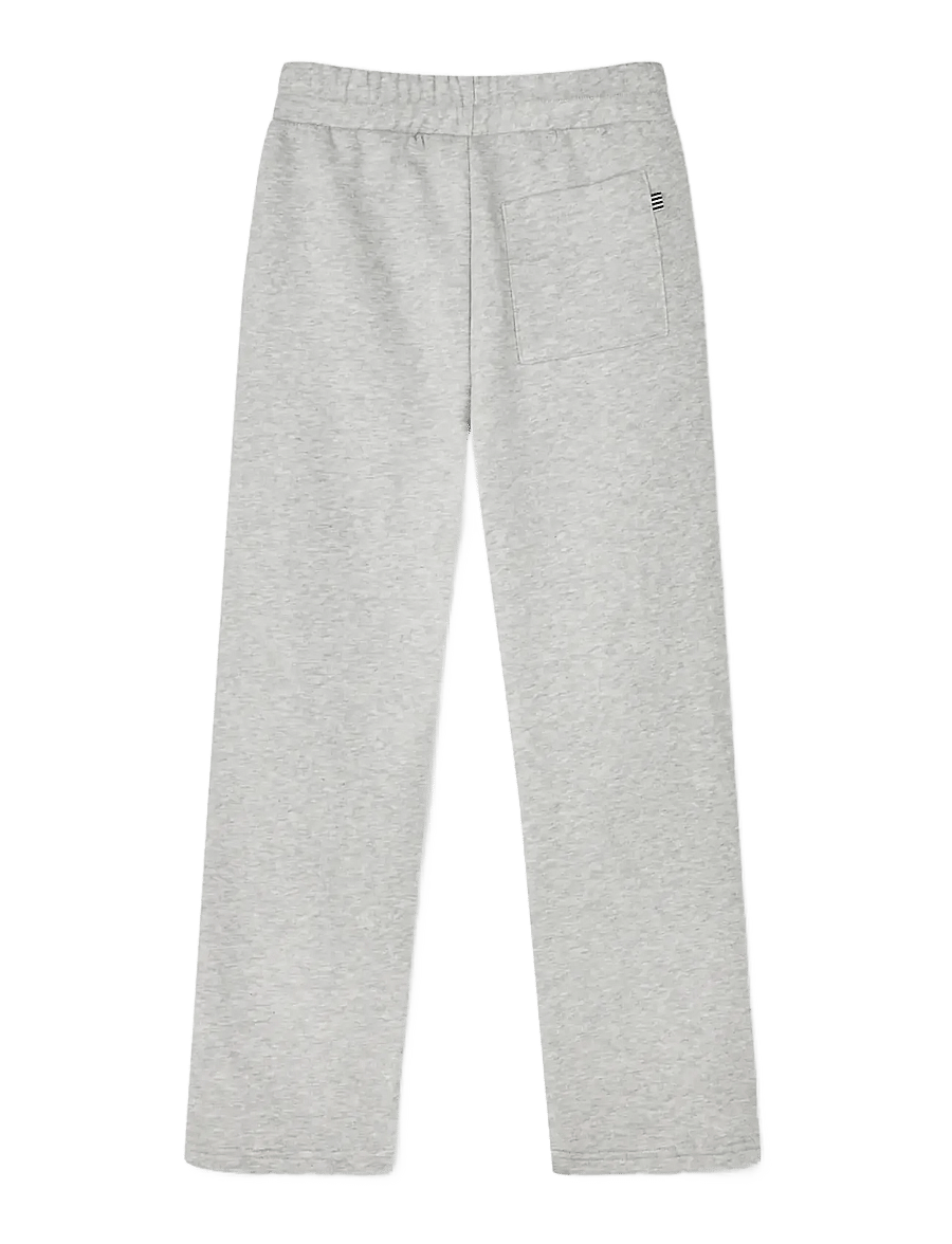Mads Nørgaard - Mix Sweat N Phil Pants - mjukisbyxor - grey melange - 1