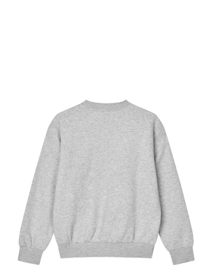Mads Nørgaard - Mix Sweat N Sonar Sweatshirt - sweatshirts - grey melange - 1