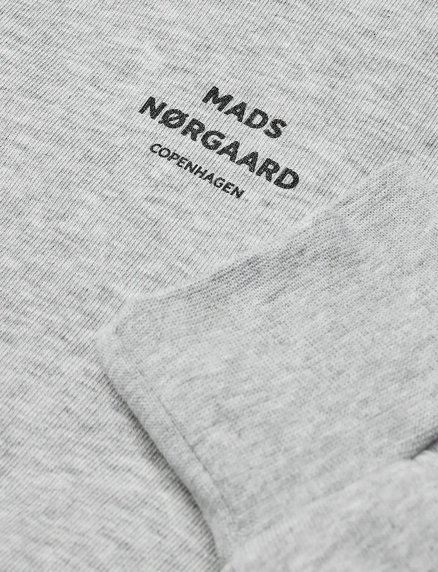 Mads Nørgaard - Mix Sweat N Sonar Sweatshirt - sweatshirts - grey melange - 2