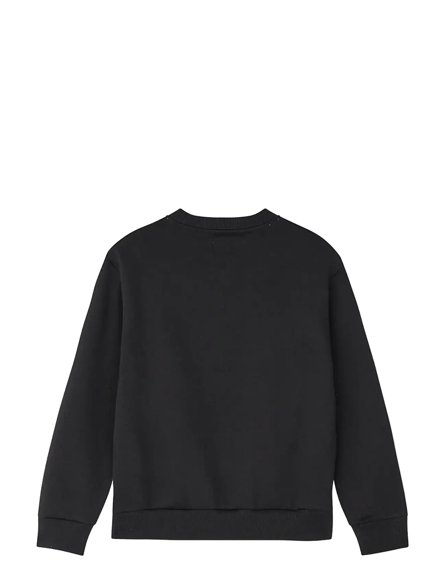 Mads Nørgaard - Mix Sweat N Sonar Sweatshirt - sweatshirts - jet black - 1
