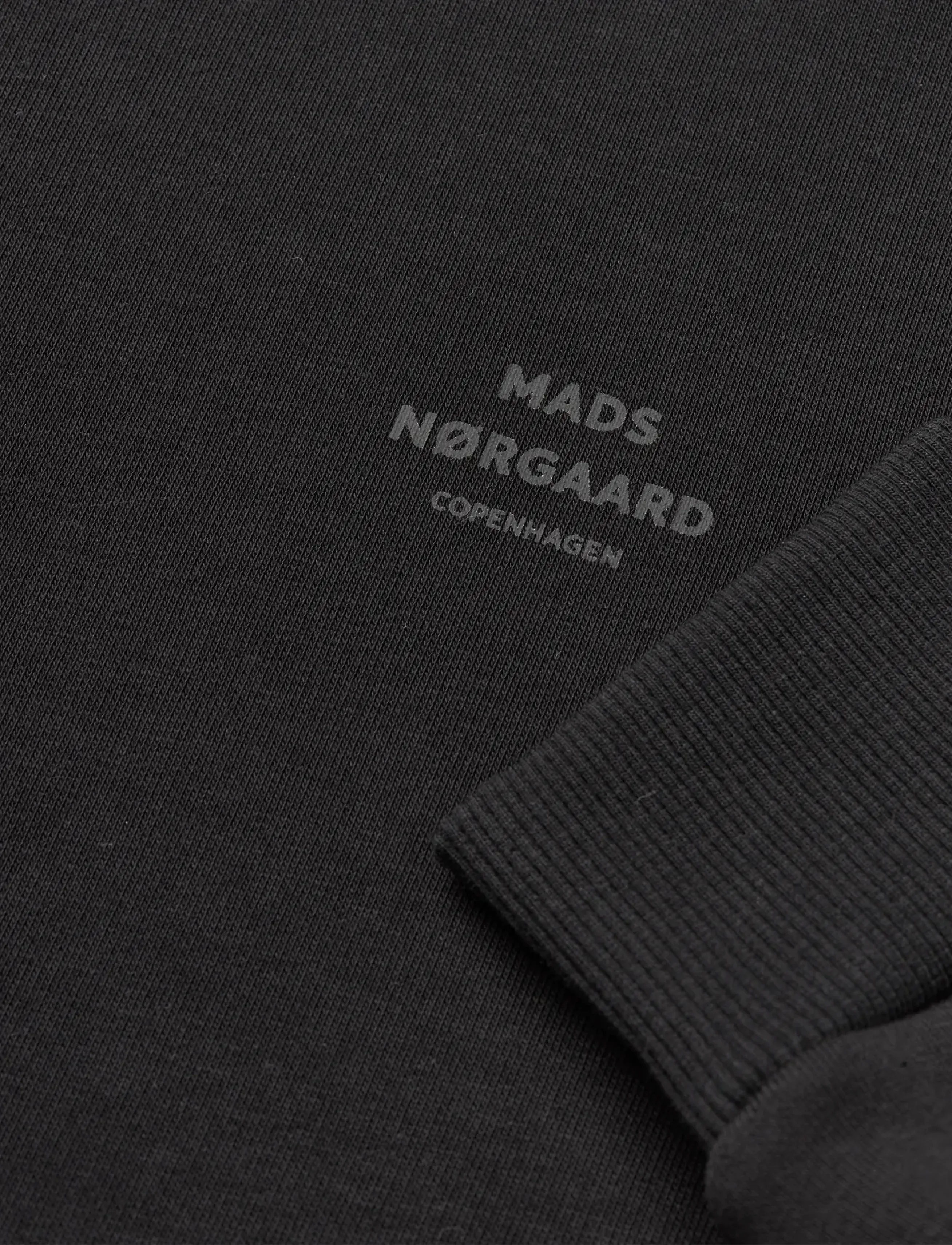 Mads Nørgaard - Mix Sweat N Sonar Sweatshirt - dressipluusid - jet black - 2