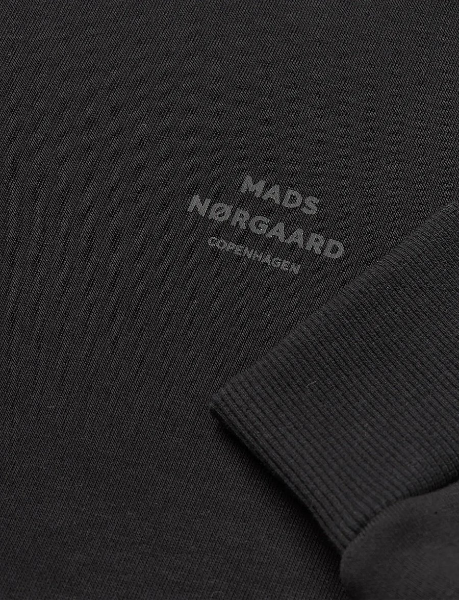 Mads Nørgaard - Mix Sweat N Sonar Sweatshirt - sweatshirts - jet black - 2