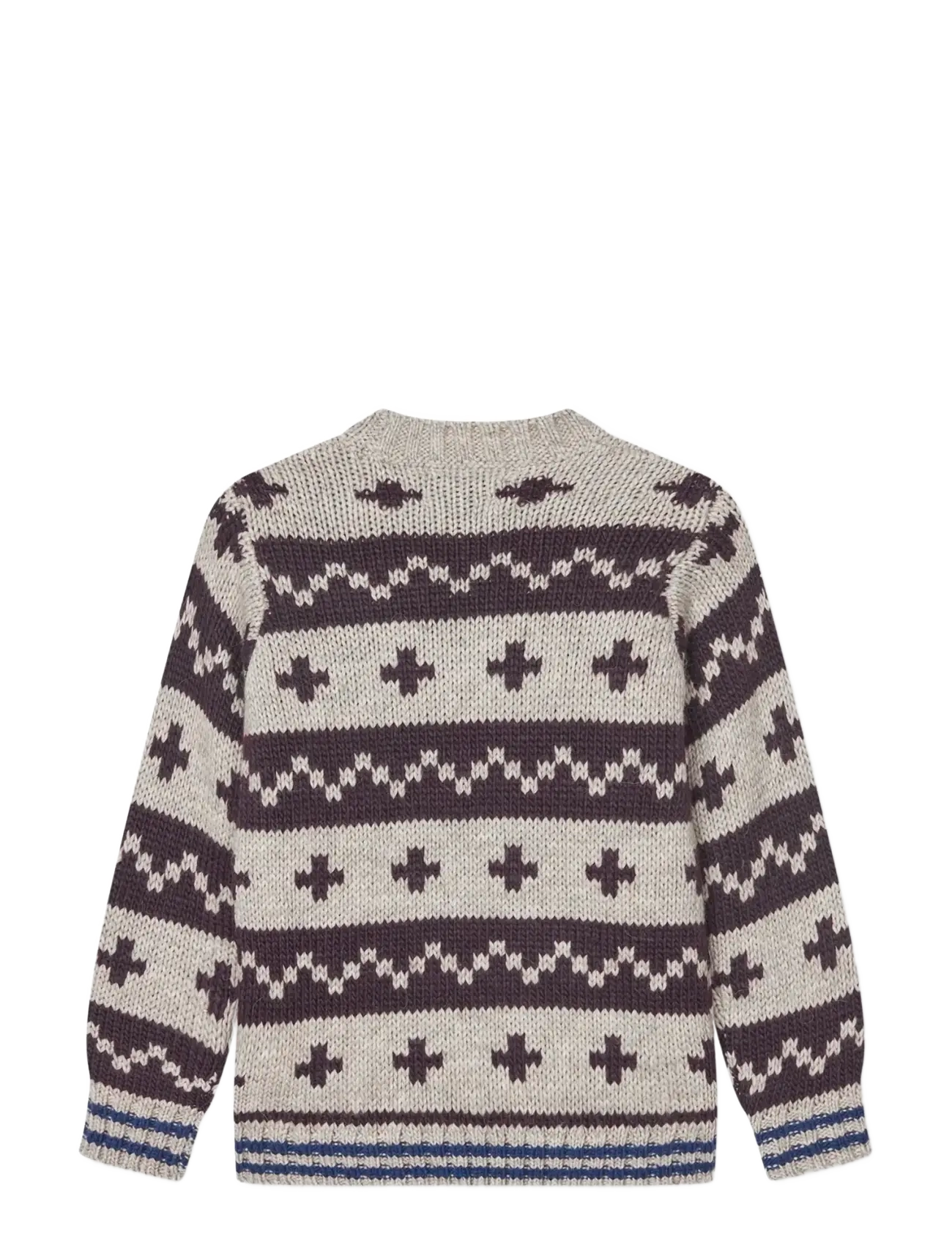 Mads Nørgaard - Crash Keldino Reykavik Knit - nature melange/brown - 1